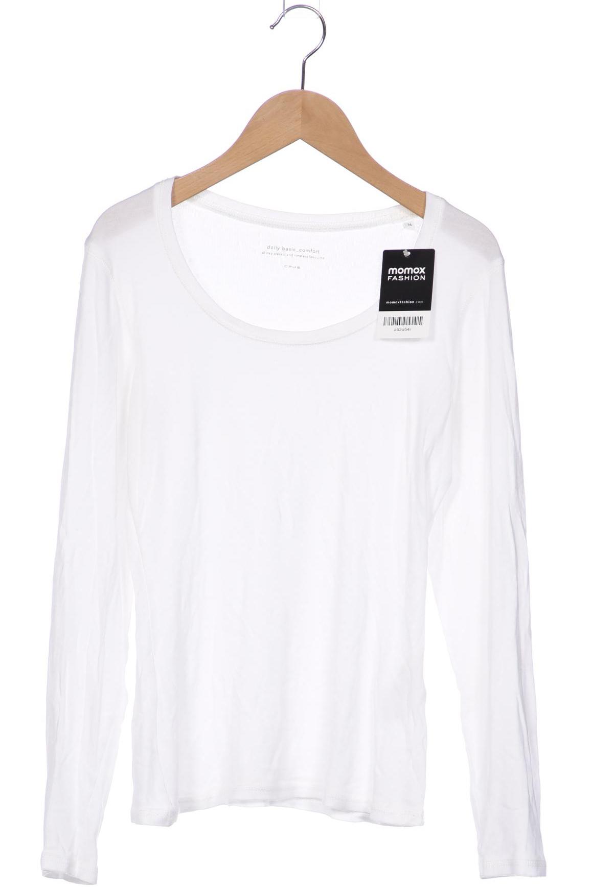 

Opus Damen Langarmshirt, weiß