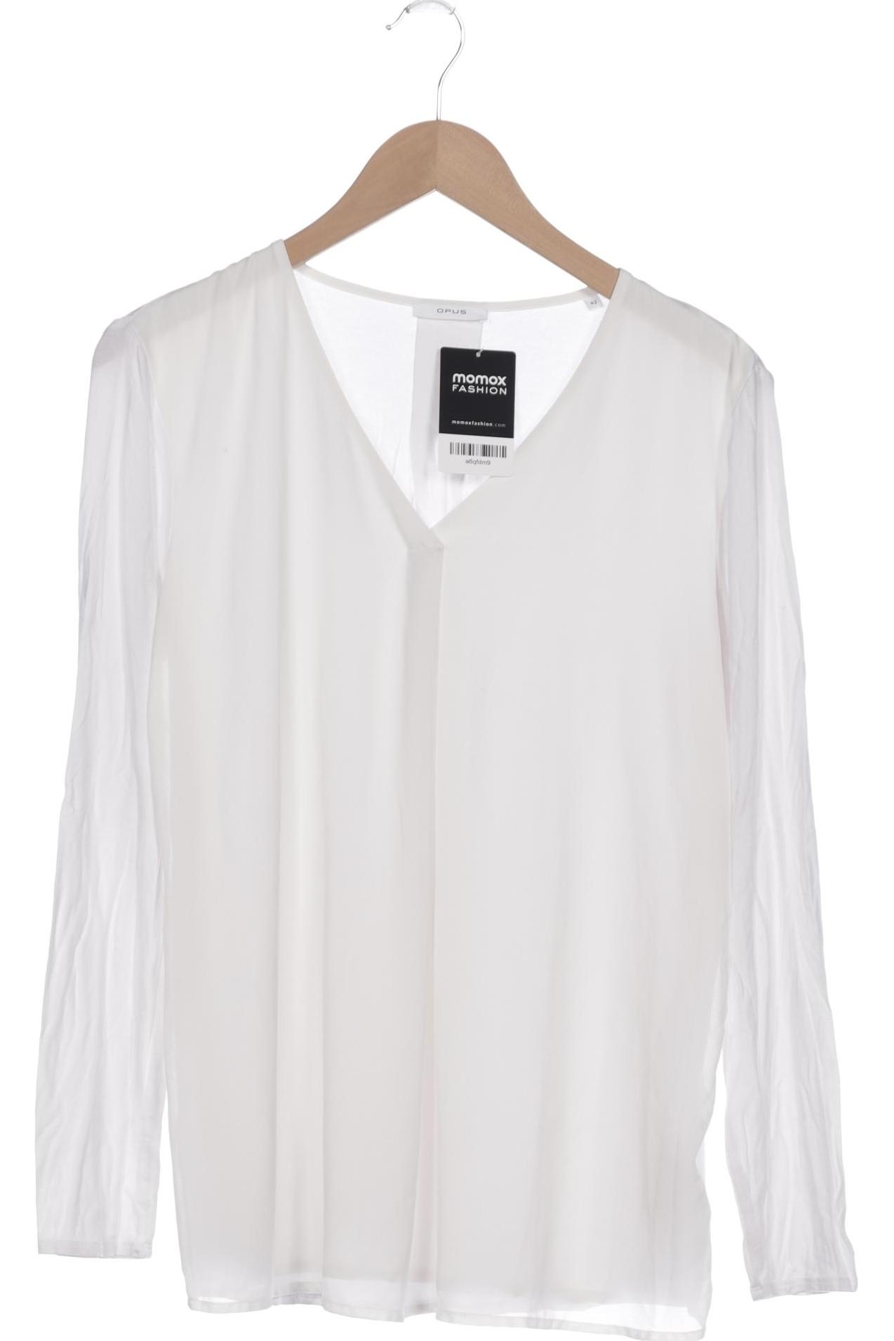 

Opus Damen Langarmshirt, weiß, Gr. 42