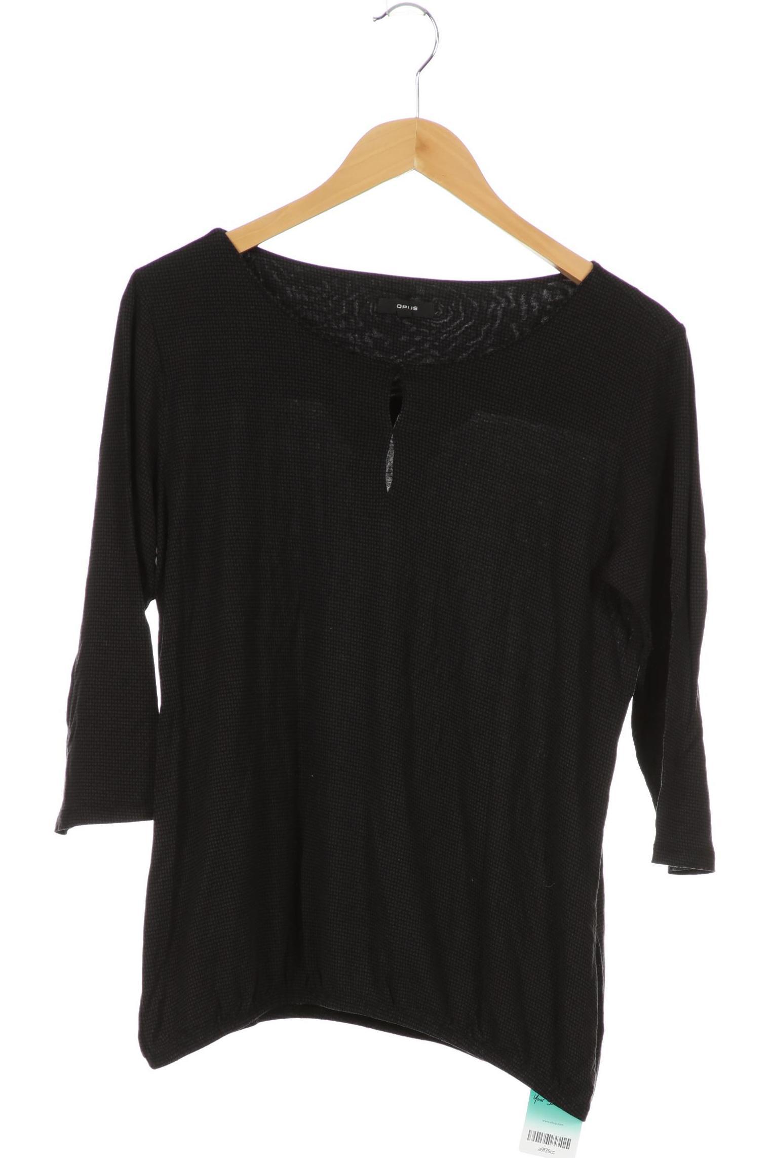 

Opus Damen Langarmshirt, schwarz, Gr. 40