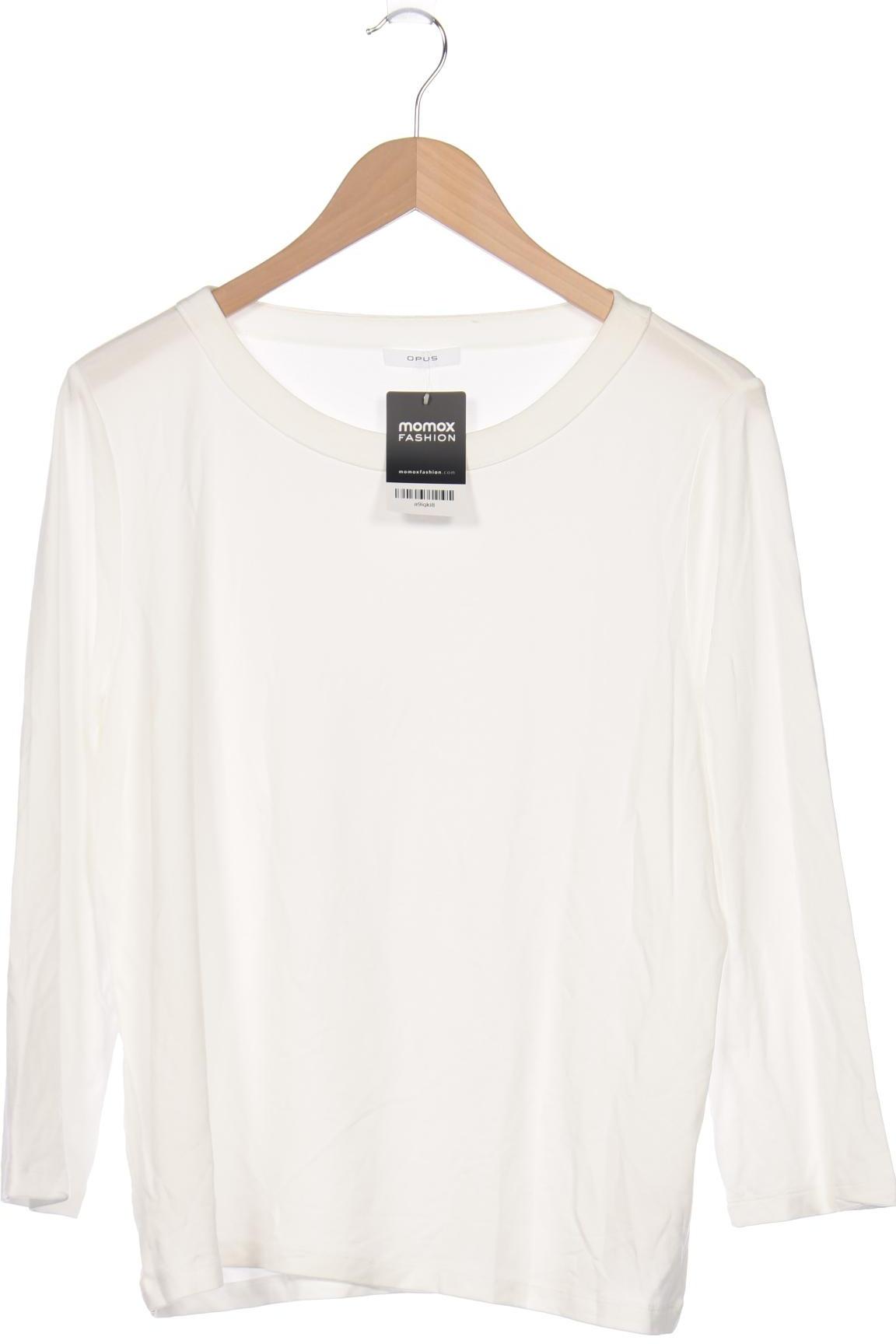

Opus Damen Langarmshirt, weiß, Gr. 42