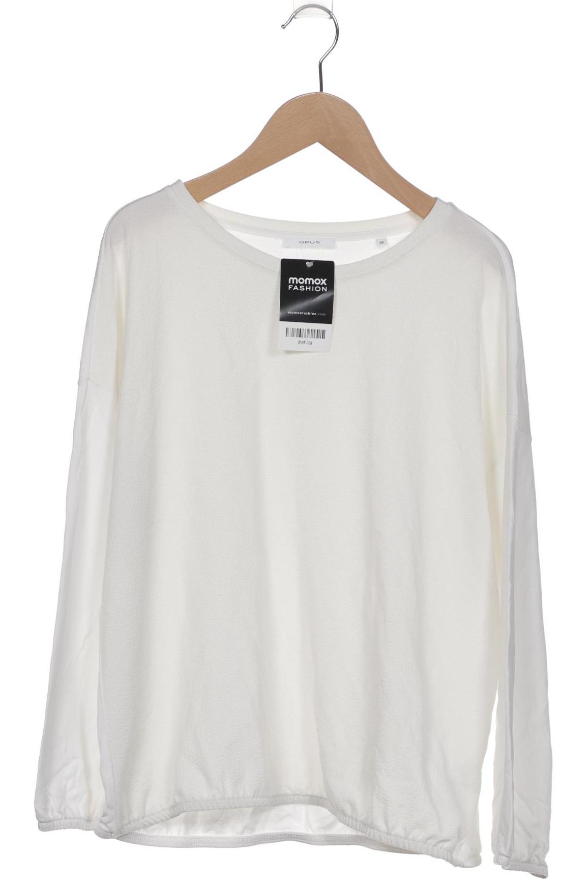 

Opus Damen Langarmshirt, weiß, Gr. 38