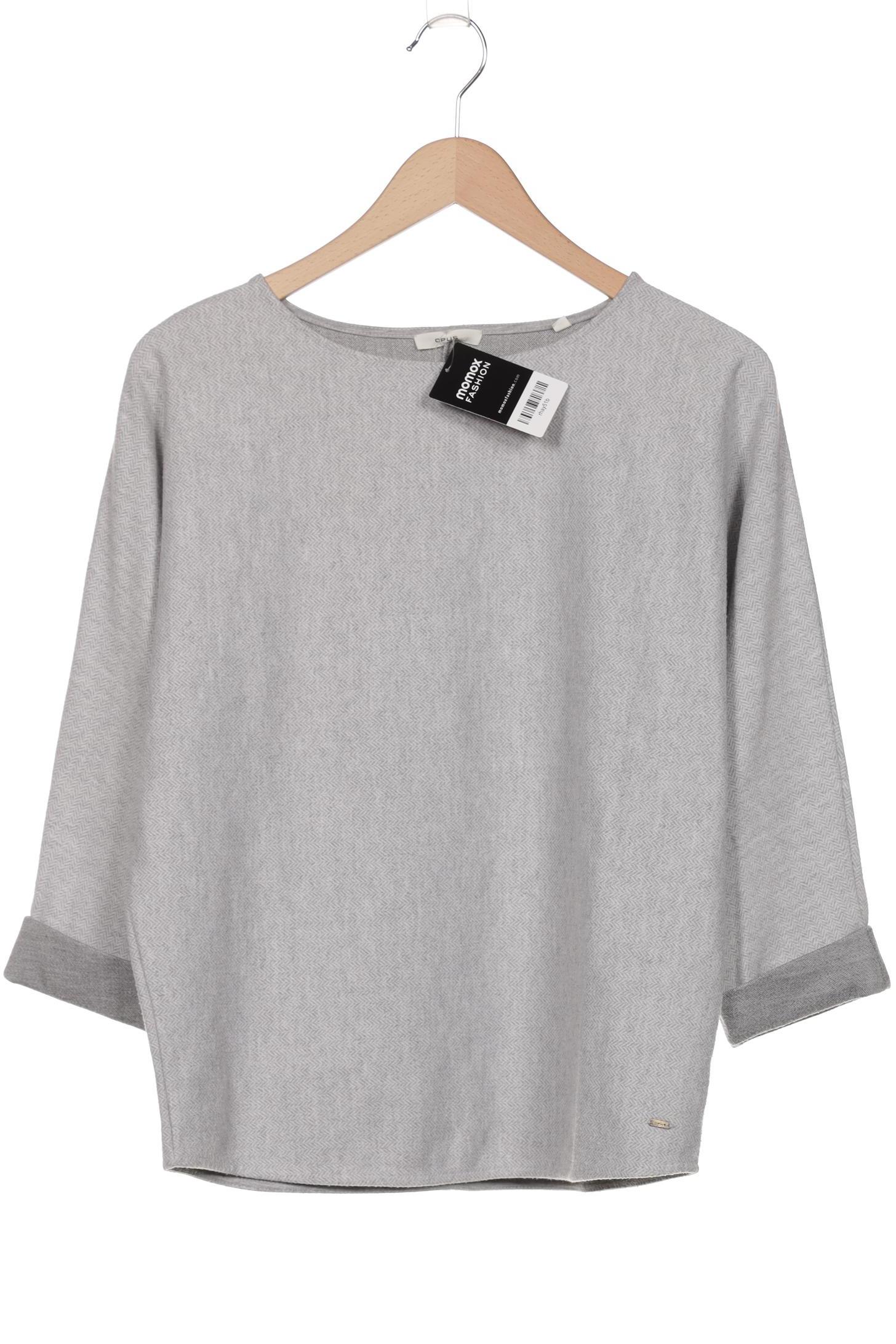 

Opus Damen Langarmshirt, grau, Gr. 36