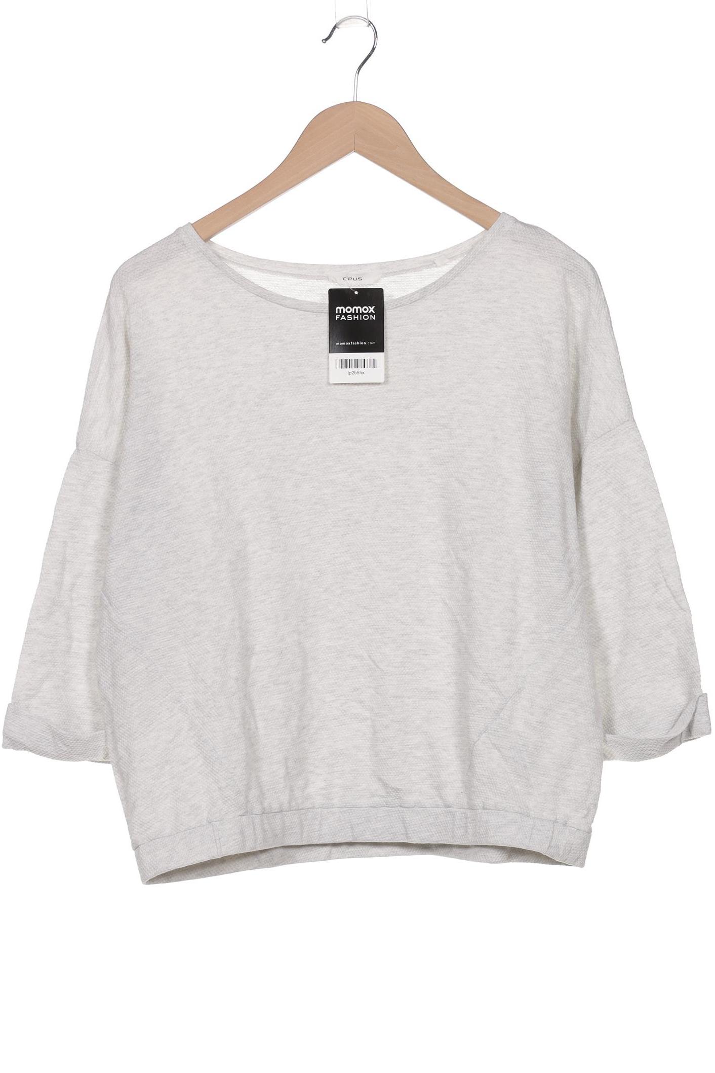 

Opus Damen Langarmshirt, grau, Gr. 38