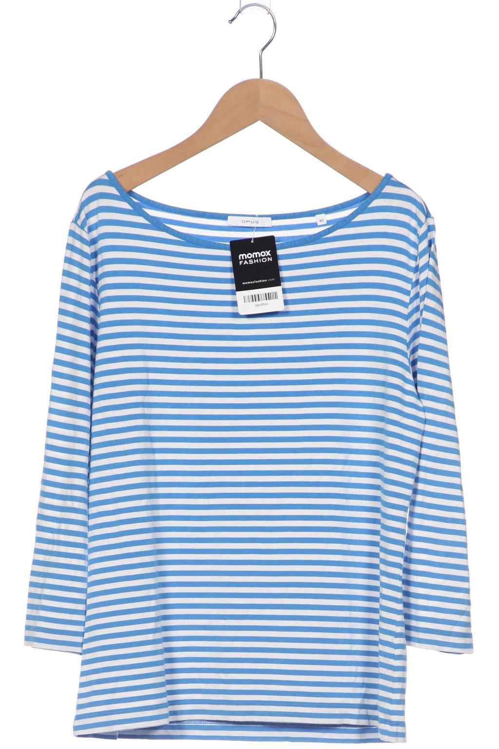 

Opus Damen Langarmshirt, blau, Gr. 40
