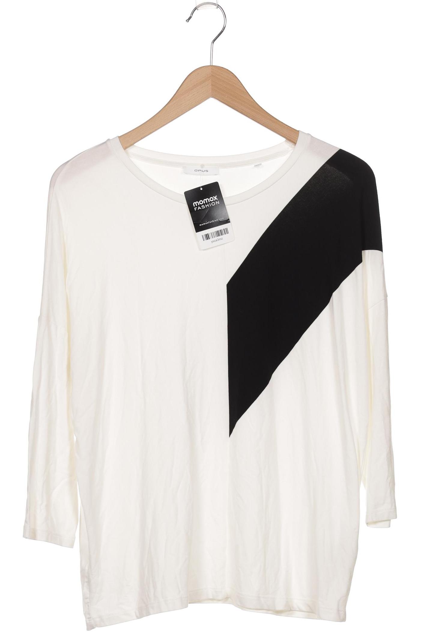 

Opus Damen Langarmshirt, weiß, Gr. 40