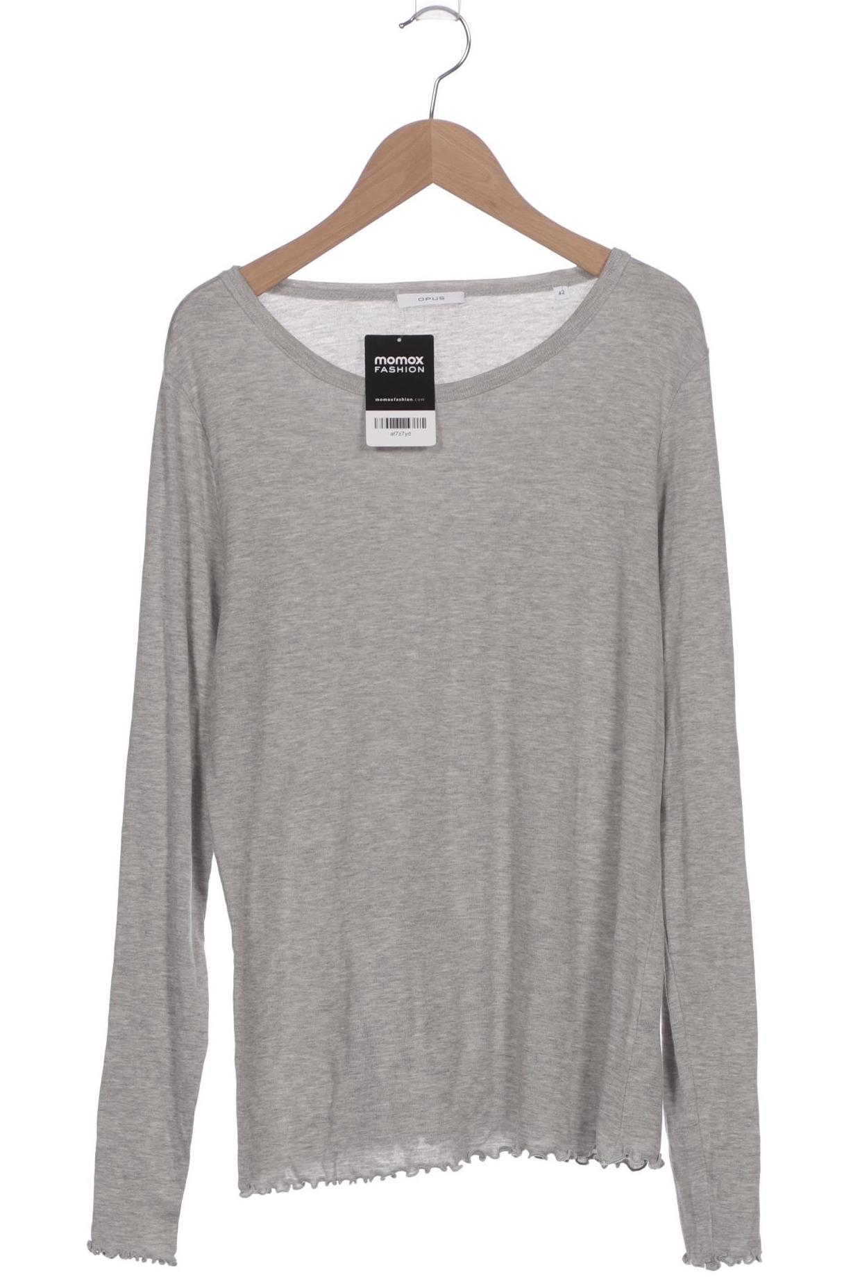 

Opus Damen Langarmshirt, grau, Gr. 42
