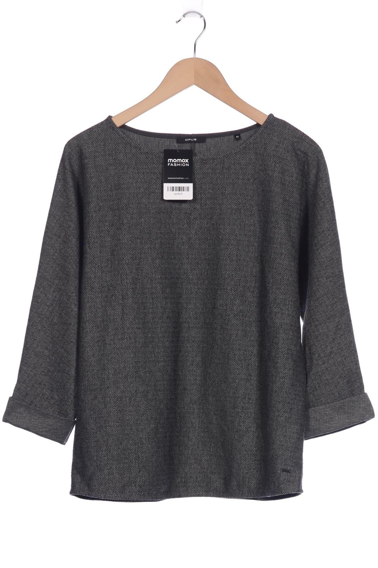 

Opus Damen Langarmshirt, grau, Gr. 40
