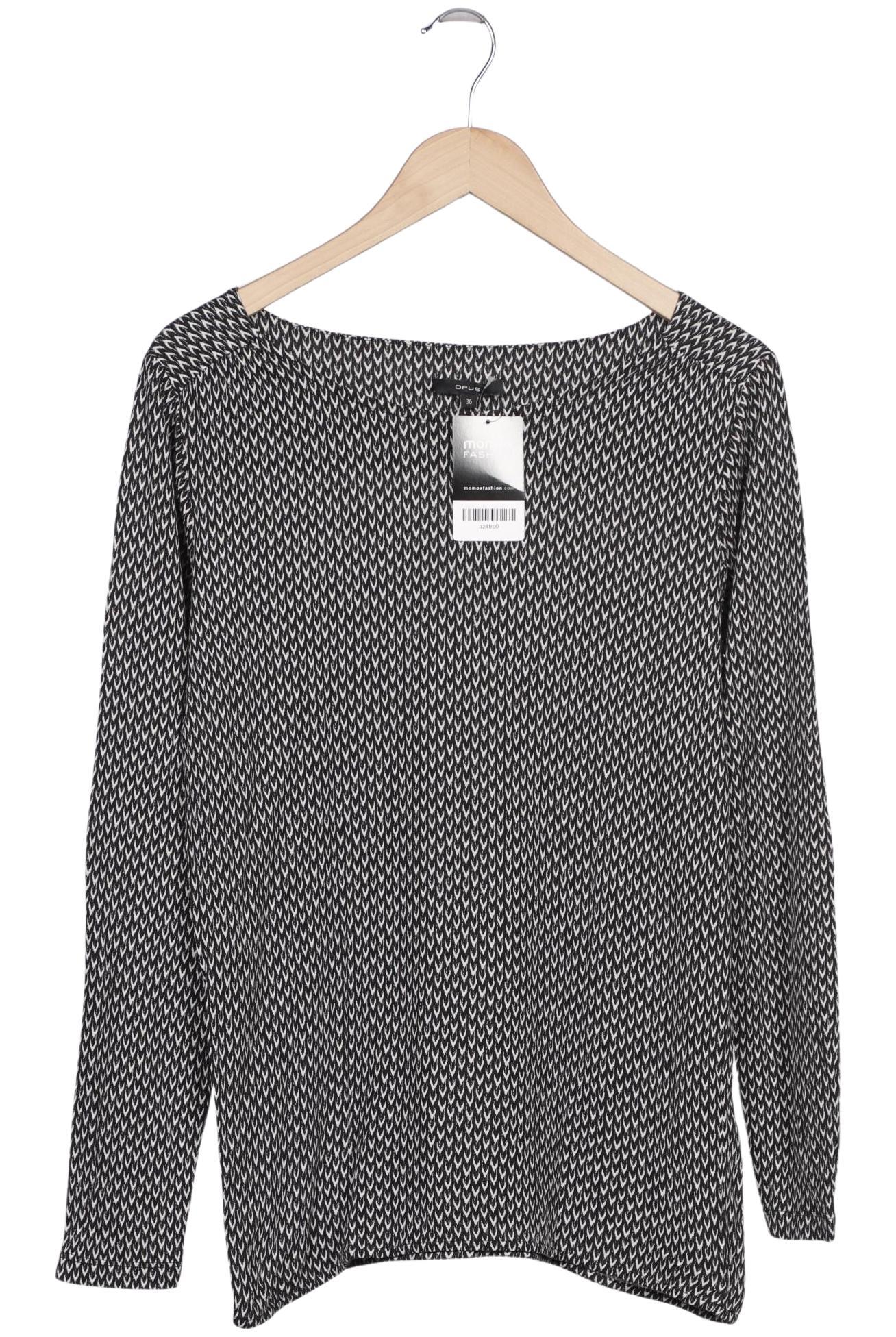 

Opus Damen Langarmshirt, schwarz, Gr. 36