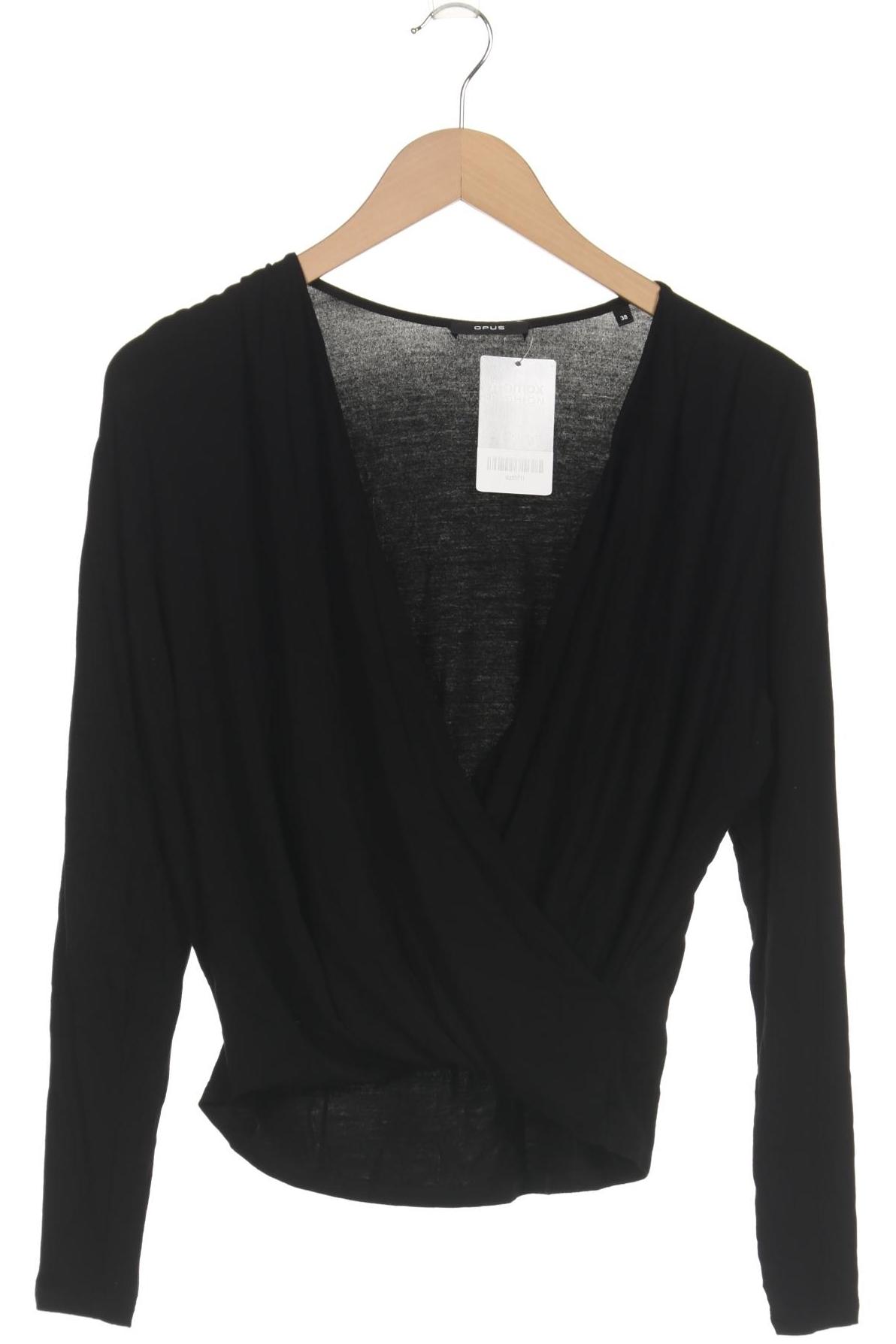 

Opus Damen Langarmshirt, schwarz, Gr. 38