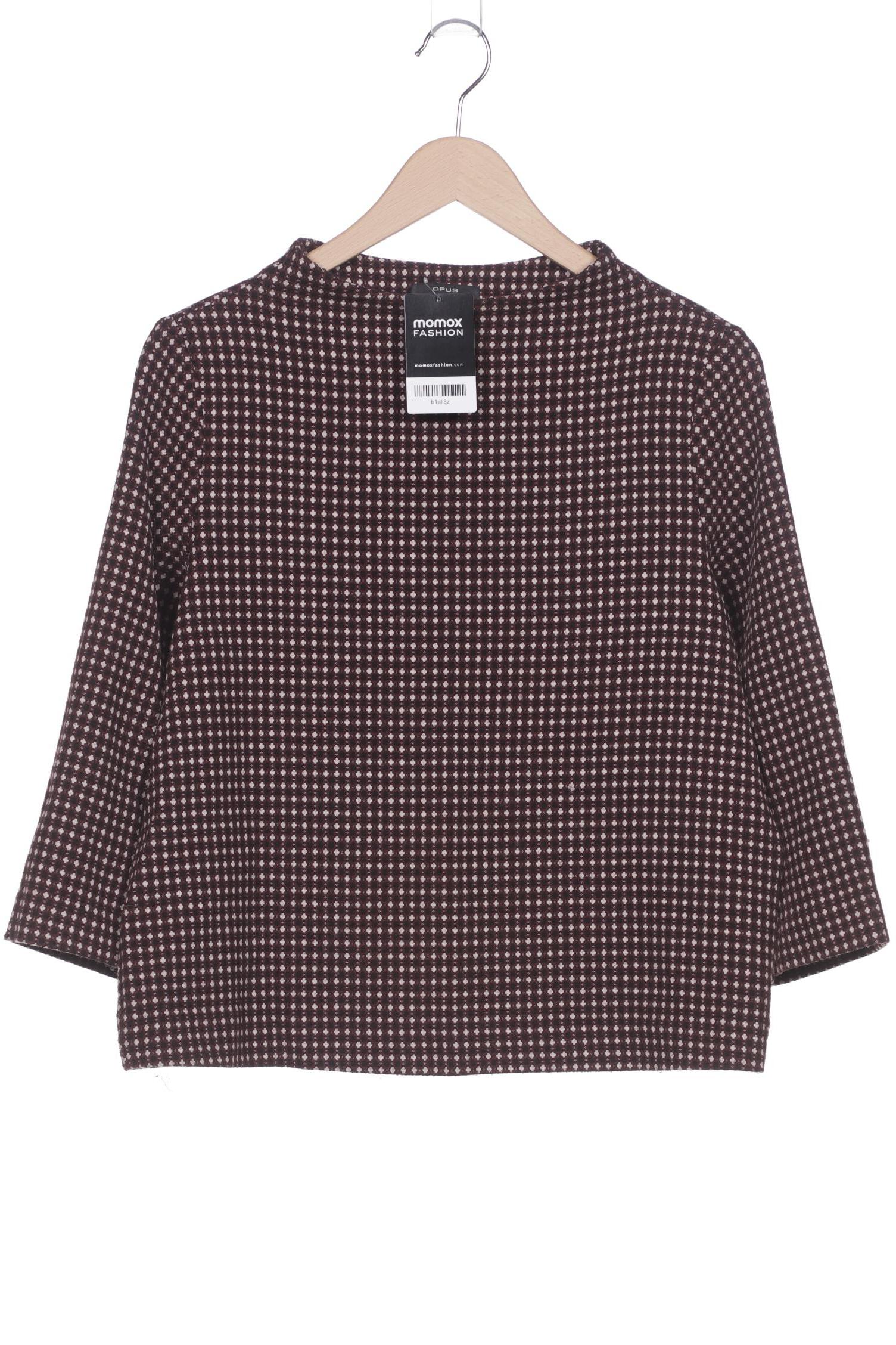 

Opus Damen Langarmshirt, bordeaux, Gr. 38