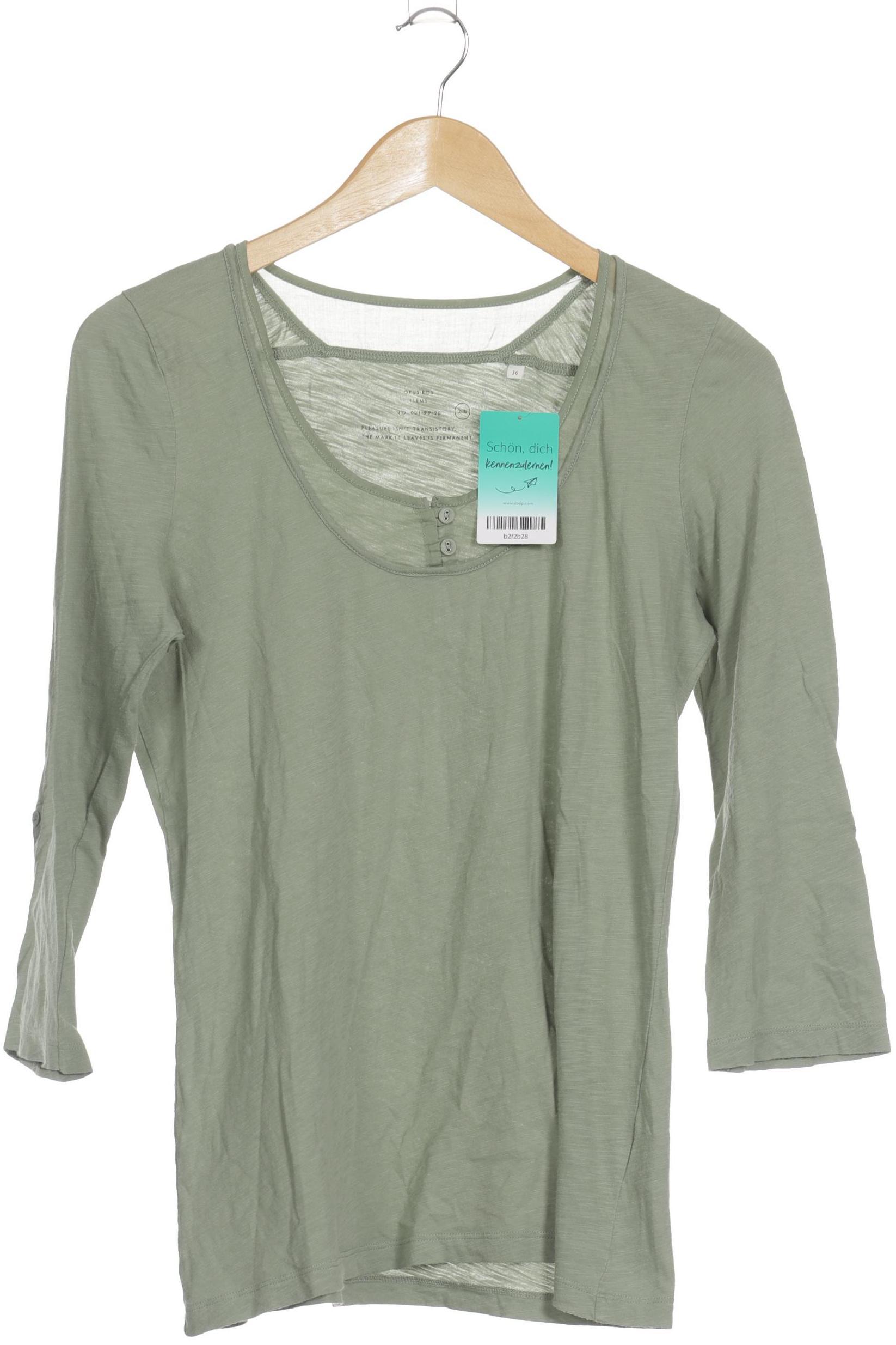 

Opus Damen Langarmshirt, grün, Gr. 36
