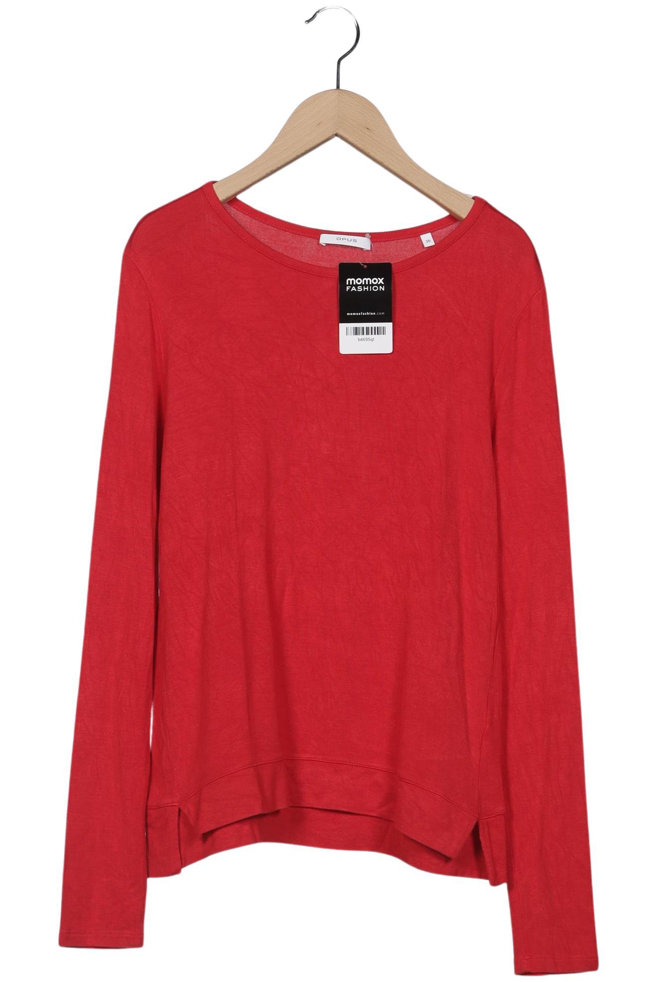 

Opus Damen Langarmshirt, rot, Gr. 36