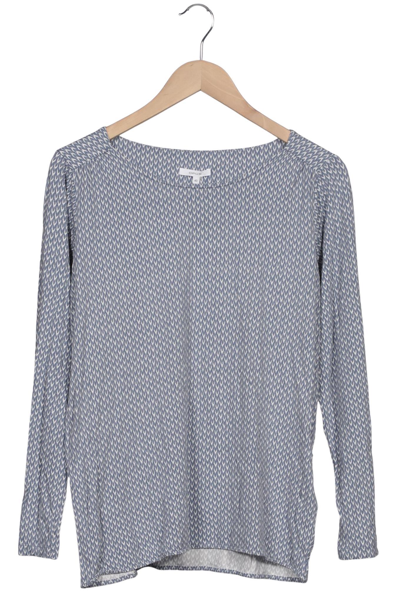 

Opus Damen Langarmshirt, hellblau, Gr. 40
