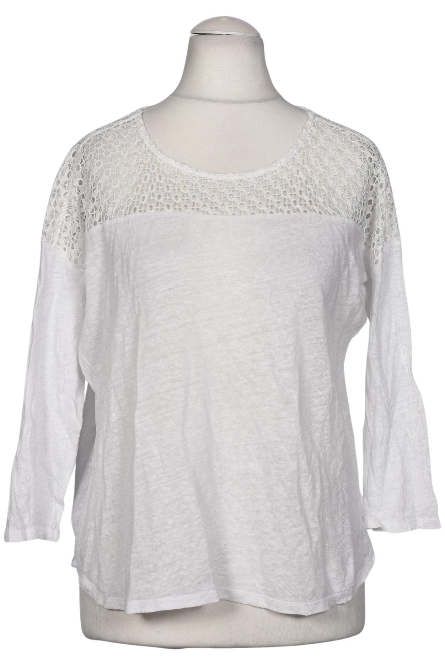 

Opus Damen Langarmshirt, weiß, Gr. 38