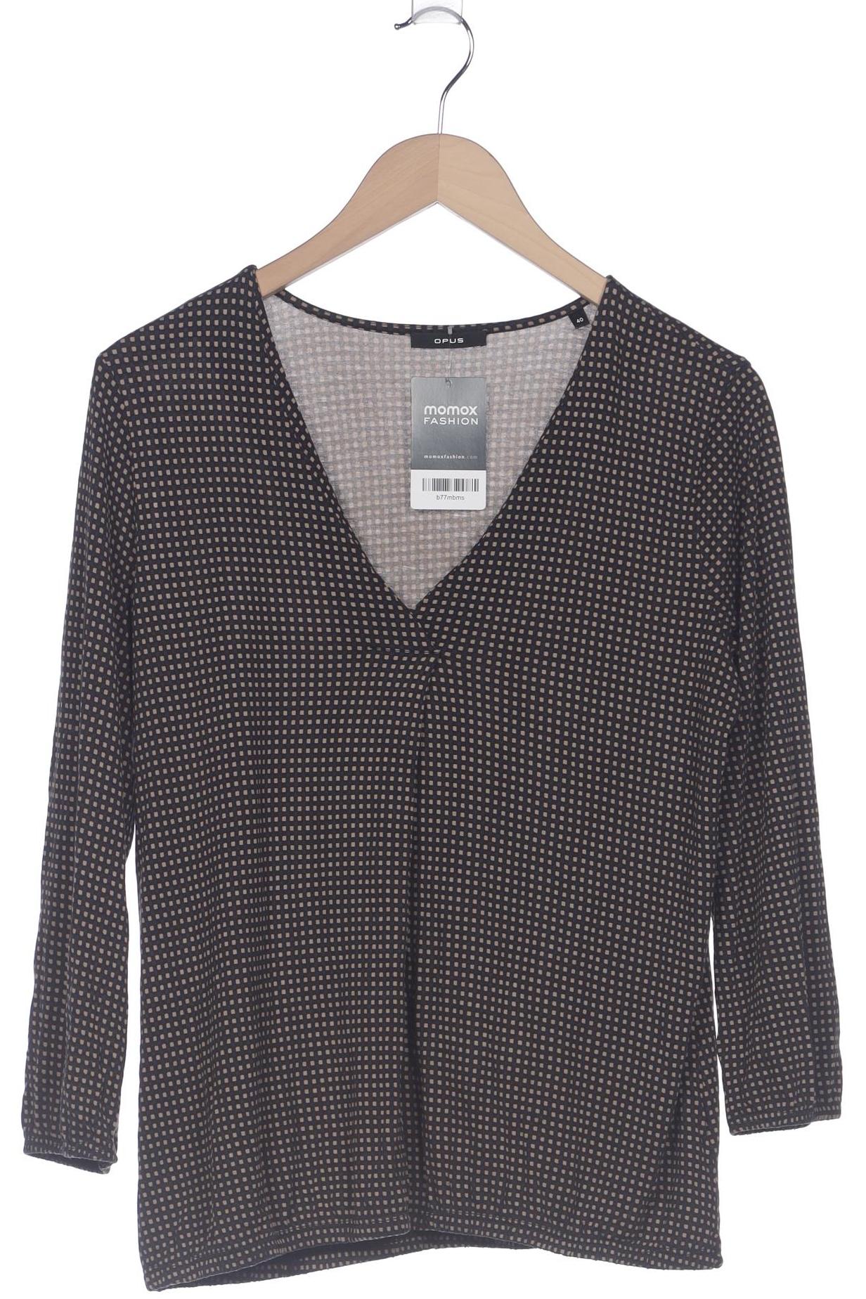 

Opus Damen Langarmshirt, schwarz, Gr. 40