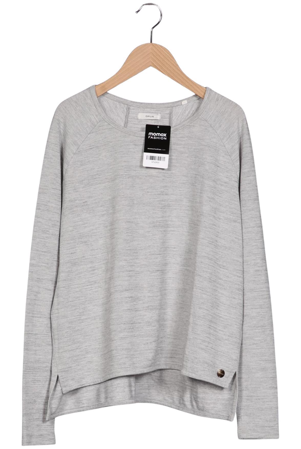 

Opus Damen Langarmshirt, grau, Gr. 36