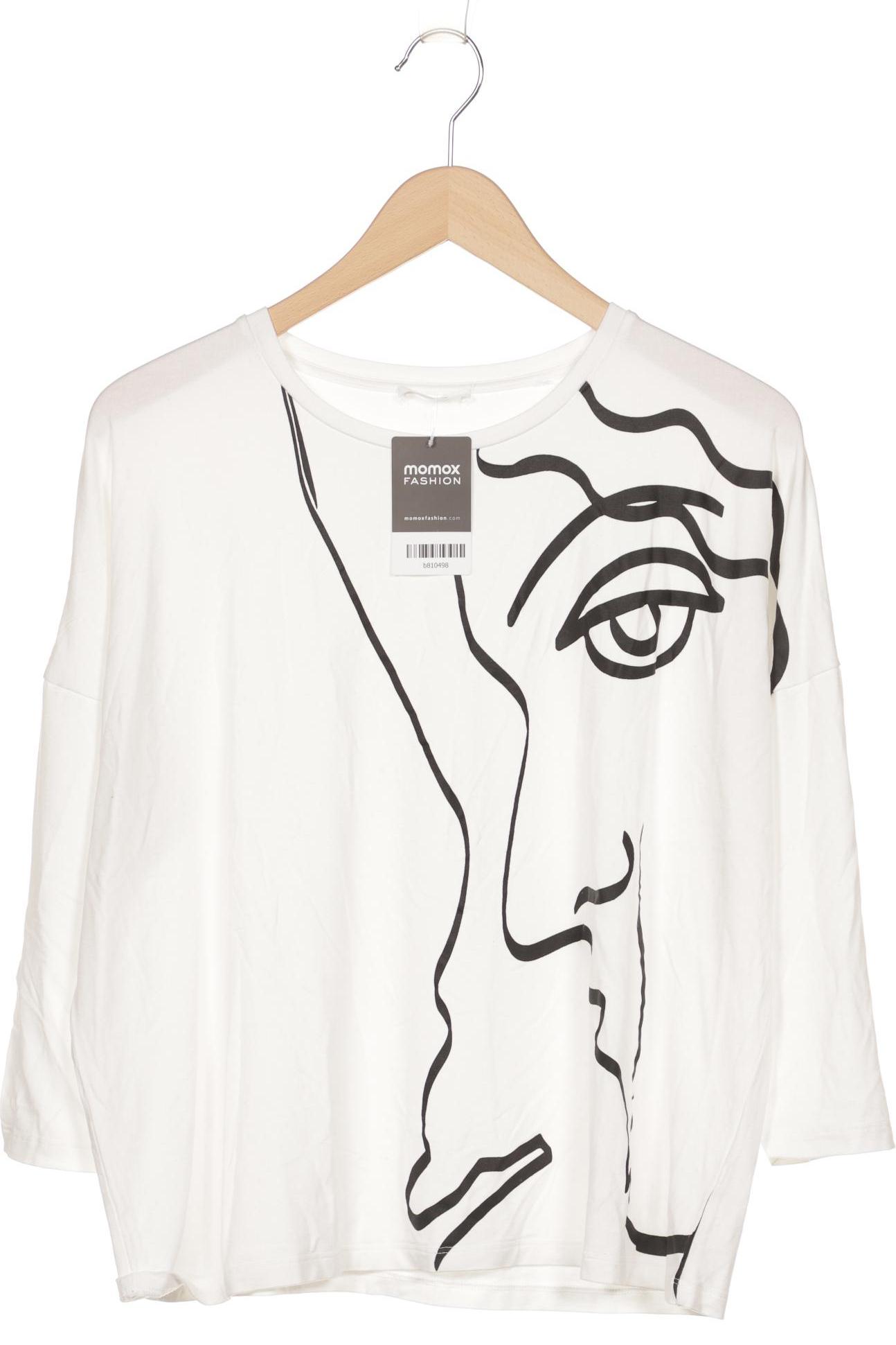 

Opus Damen Langarmshirt, weiß, Gr. 48