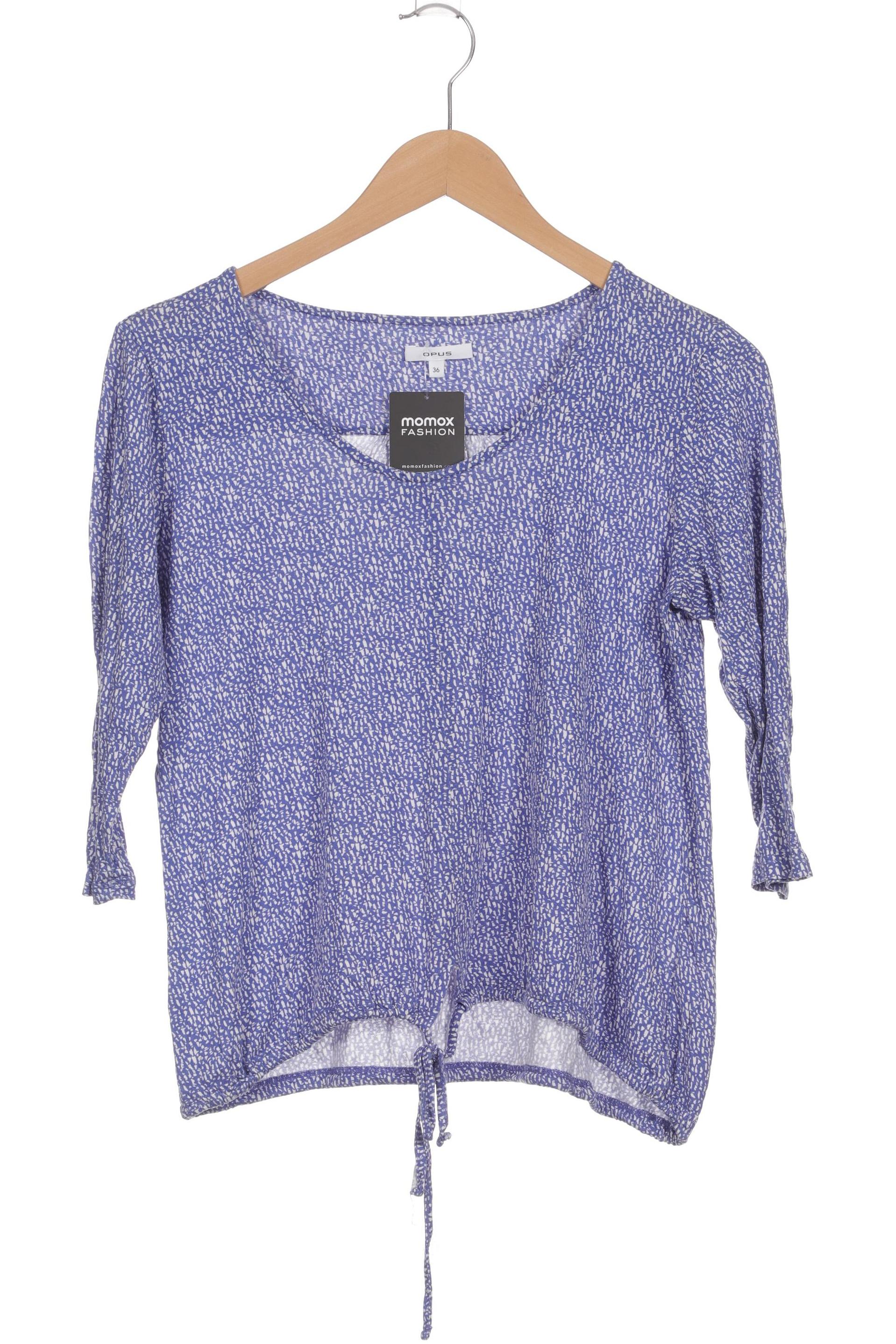 

Opus Damen Langarmshirt, blau, Gr. 36