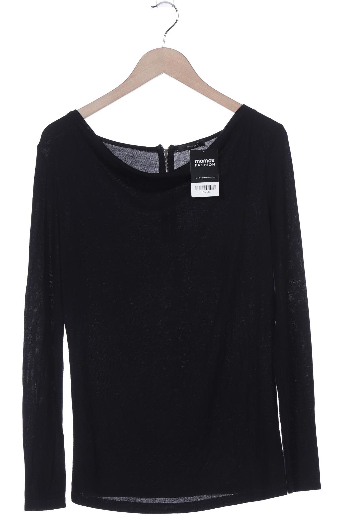 

Opus Damen Langarmshirt, schwarz, Gr. 36