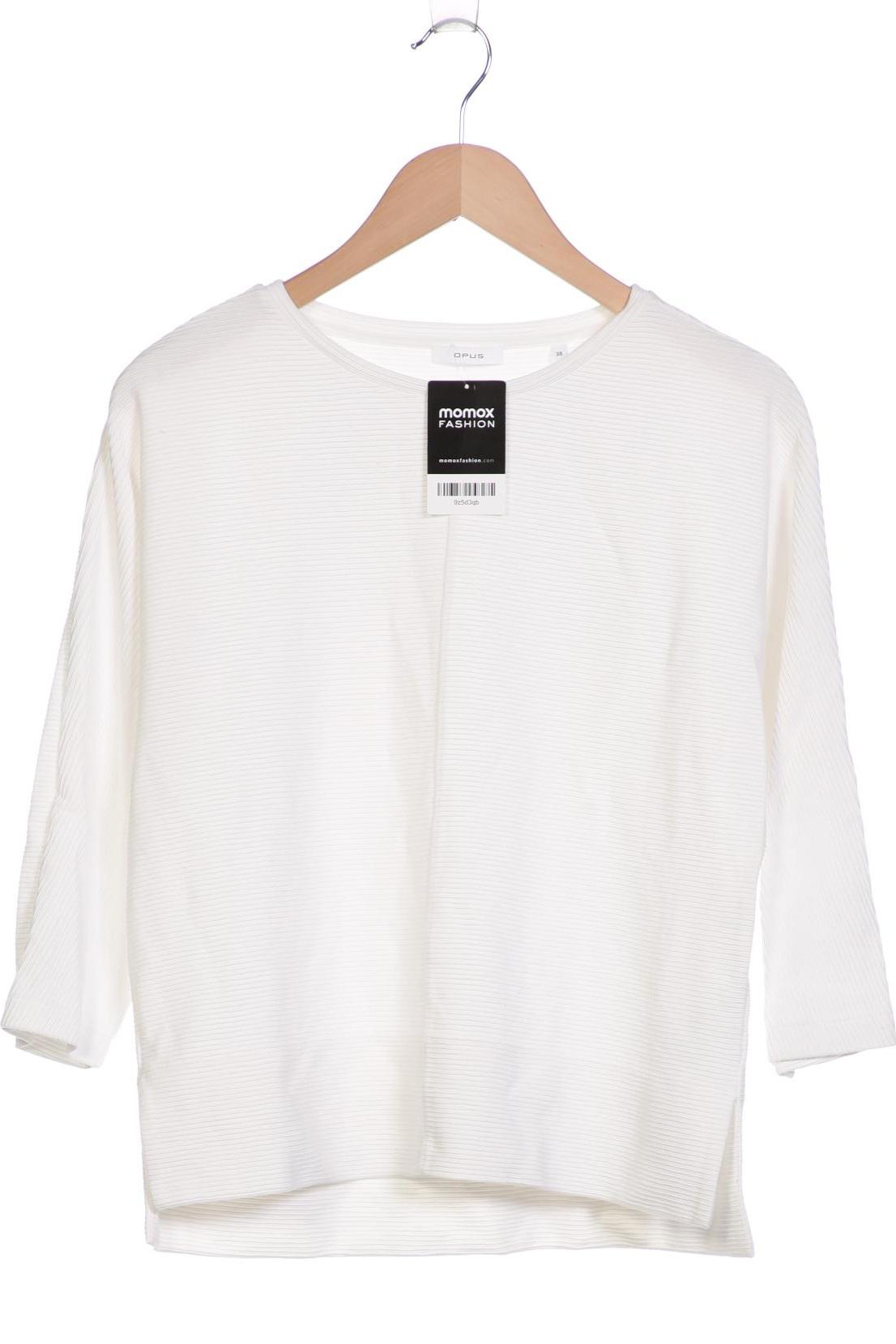 

Opus Damen Langarmshirt, weiß, Gr. 38