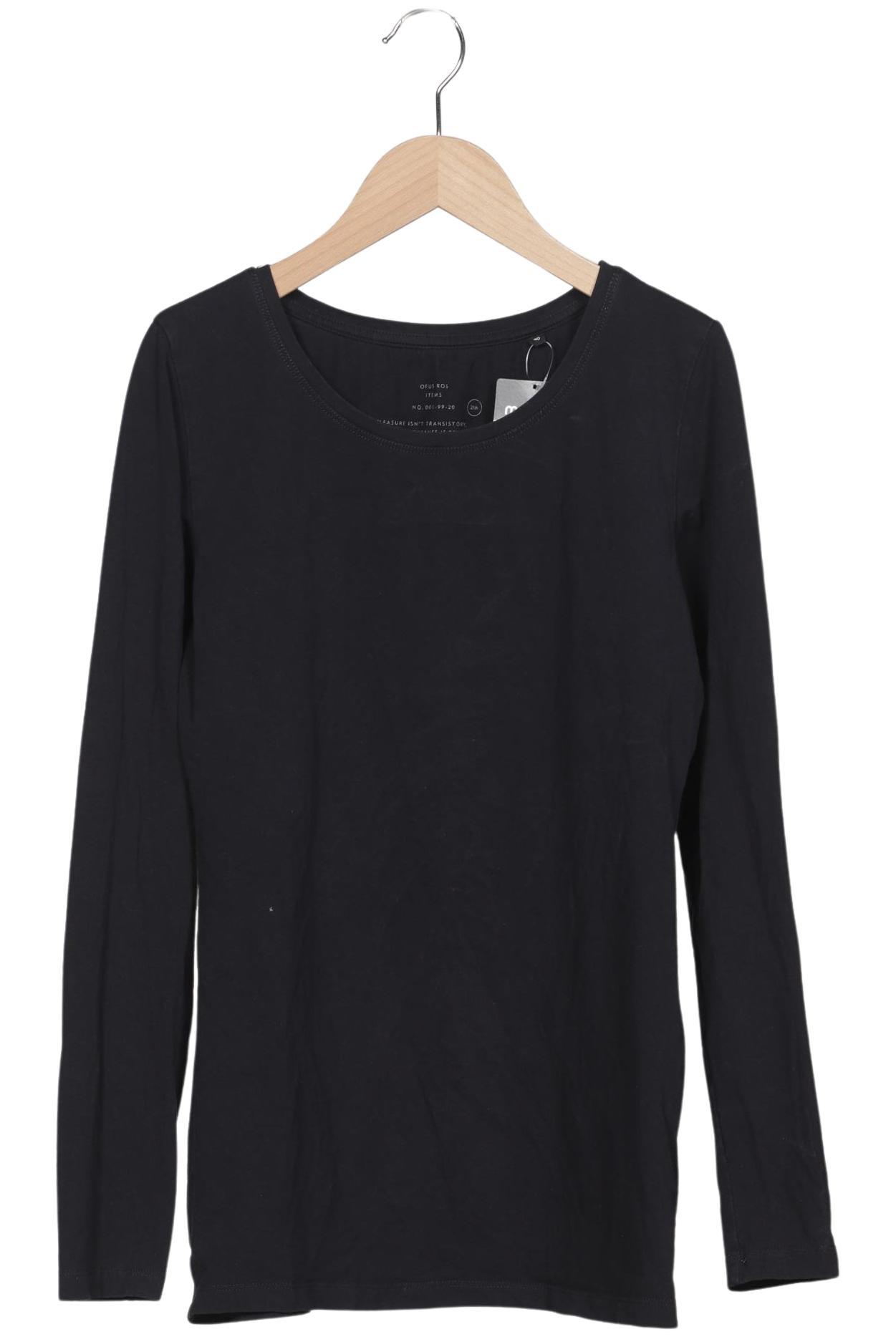 

Opus Damen Langarmshirt, schwarz, Gr. 40