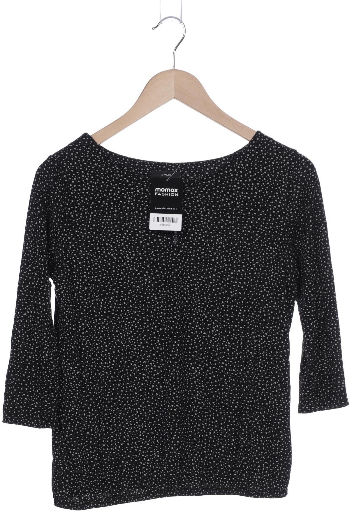 

Opus Damen Langarmshirt, schwarz, Gr. 36