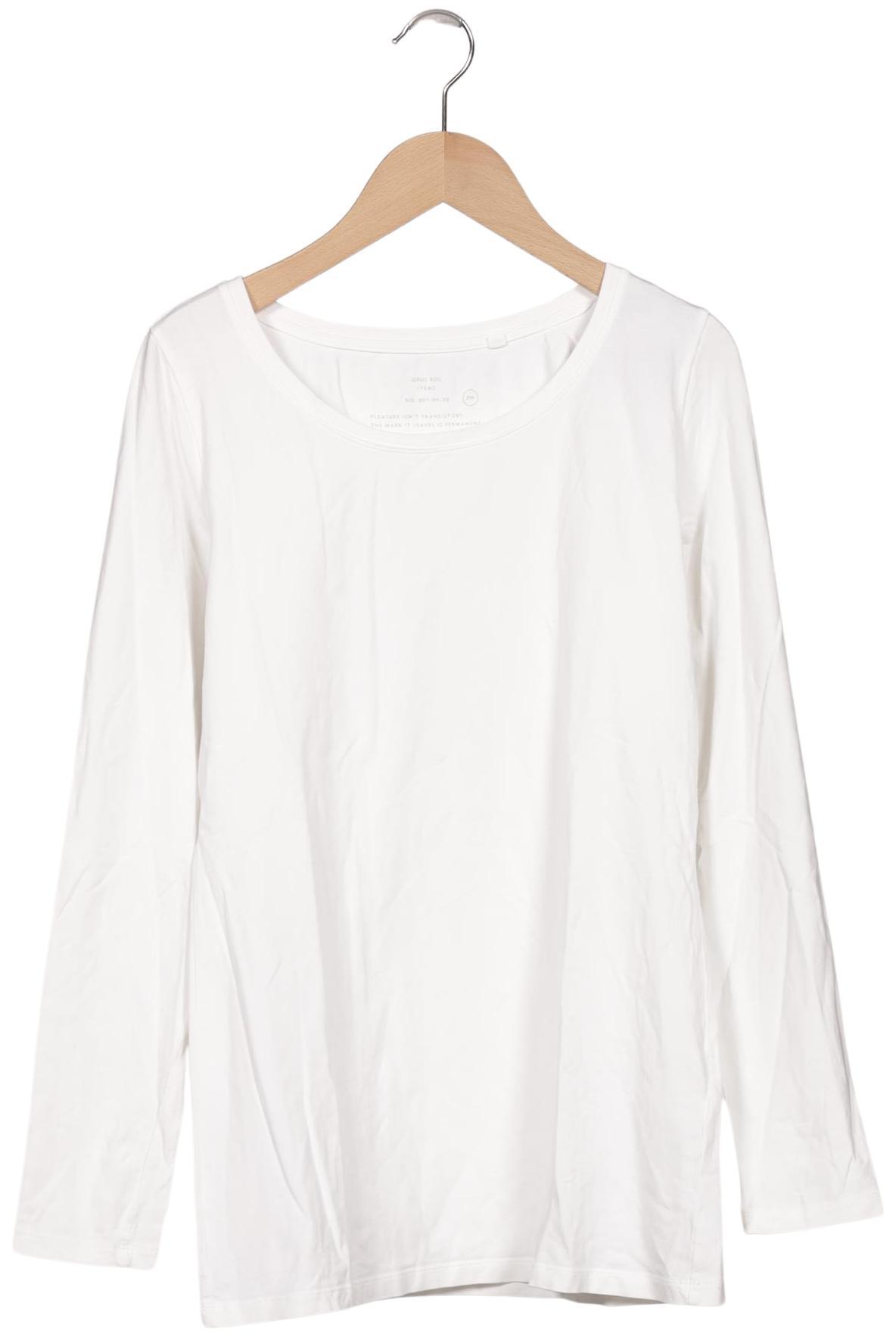 

Opus Damen Langarmshirt, weiß, Gr. 40