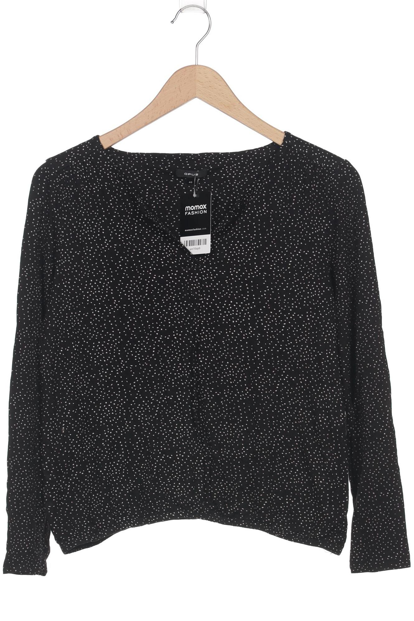 

Opus Damen Langarmshirt, schwarz, Gr. 40