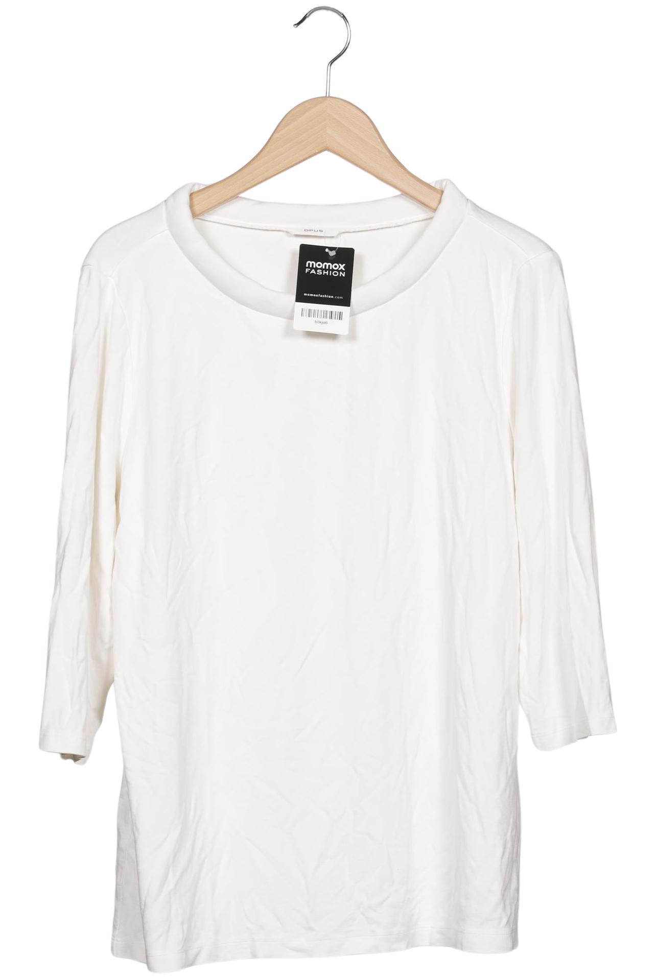 

Opus Damen Langarmshirt, weiß, Gr. 48