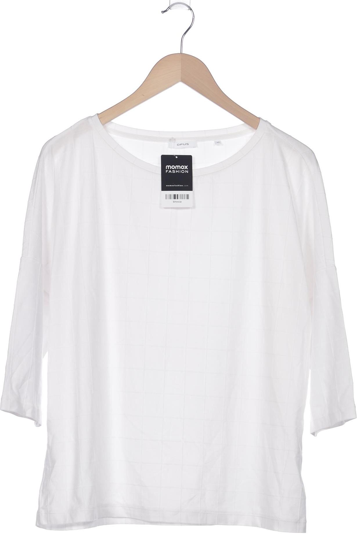 

Opus Damen Langarmshirt, weiß, Gr. 44