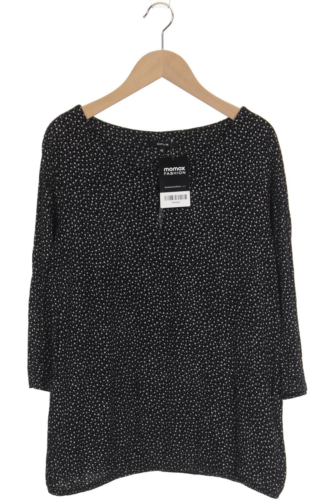 

Opus Damen Langarmshirt, schwarz, Gr. 40