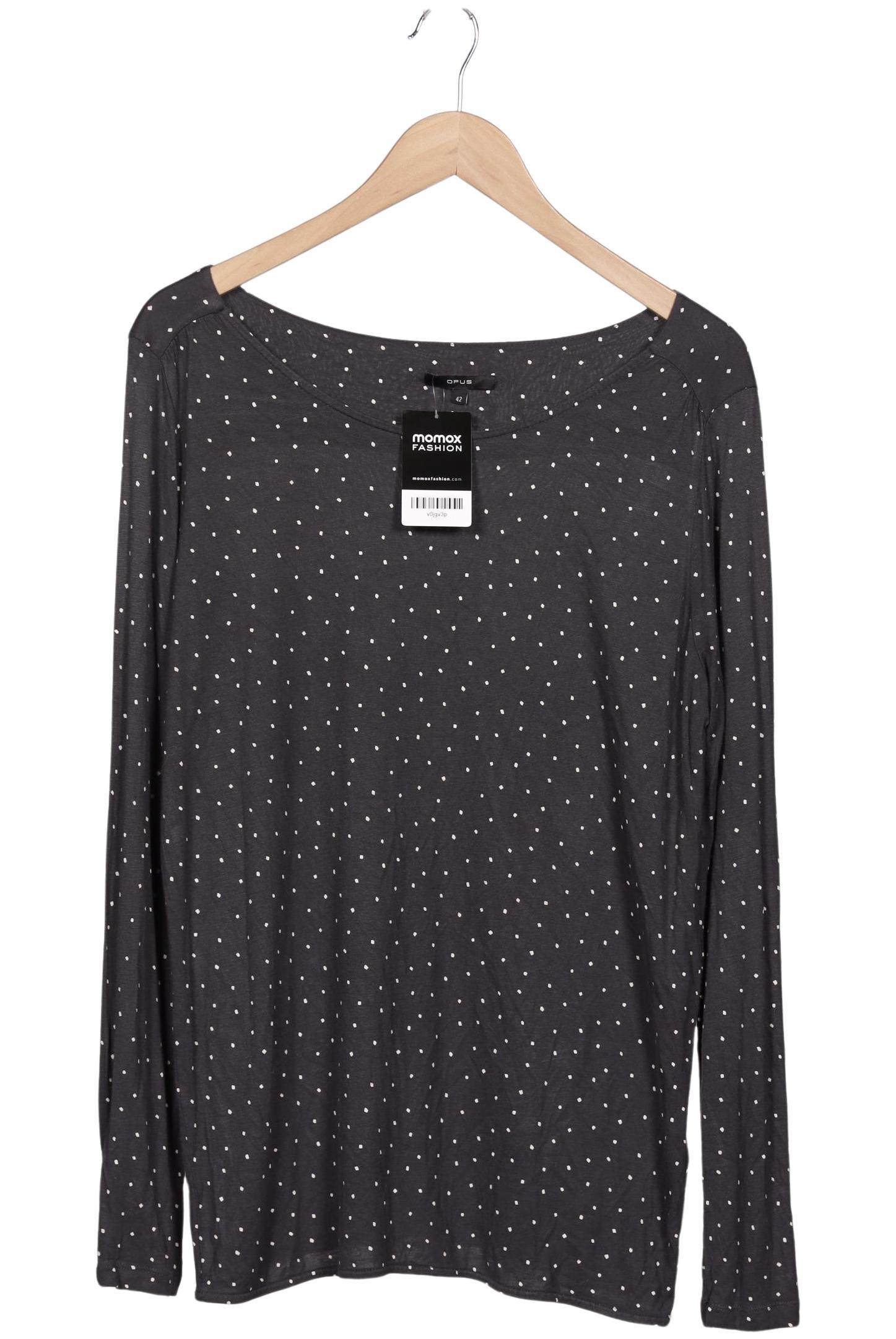 

Opus Damen Langarmshirt, grau, Gr. 42