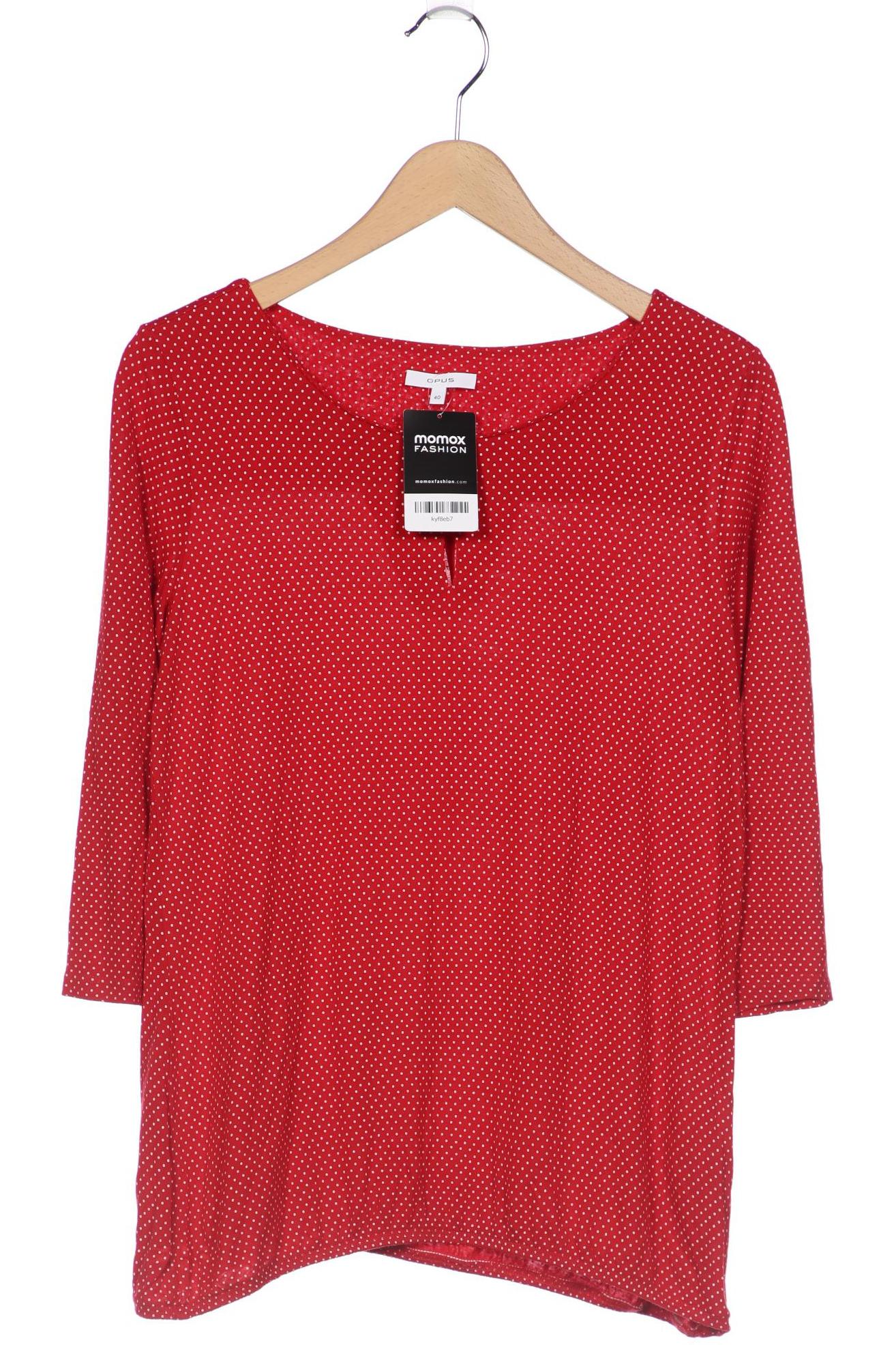 

Opus Damen Langarmshirt, rot, Gr. 40