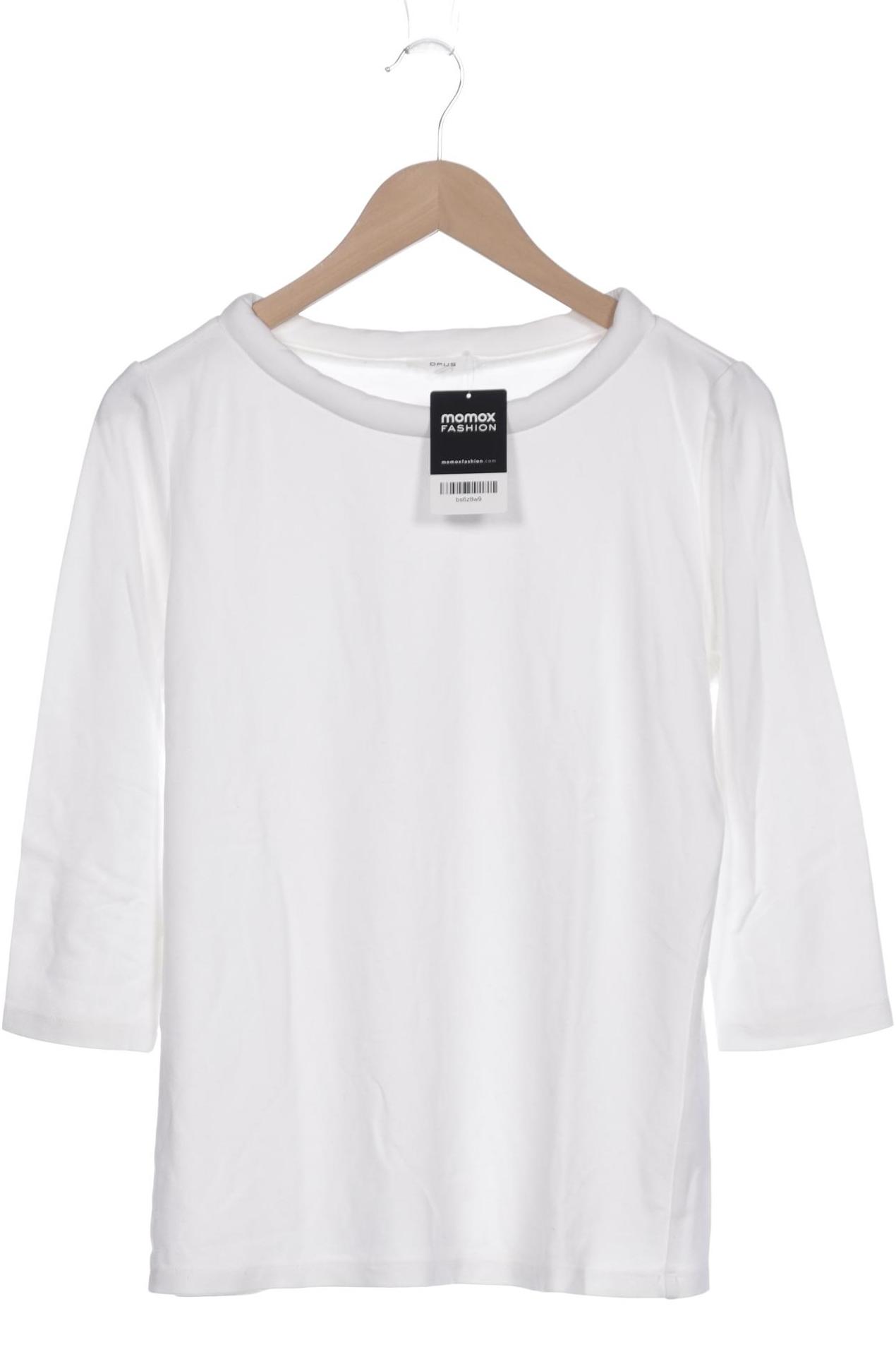

Opus Damen Langarmshirt, weiß, Gr. 40