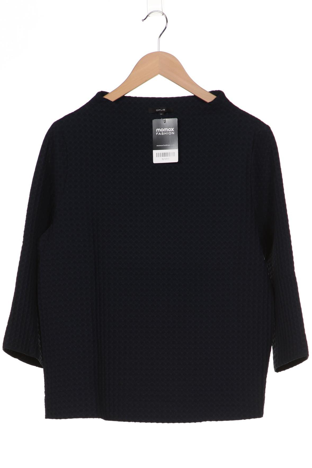 

Opus Damen Langarmshirt, marineblau, Gr. 40