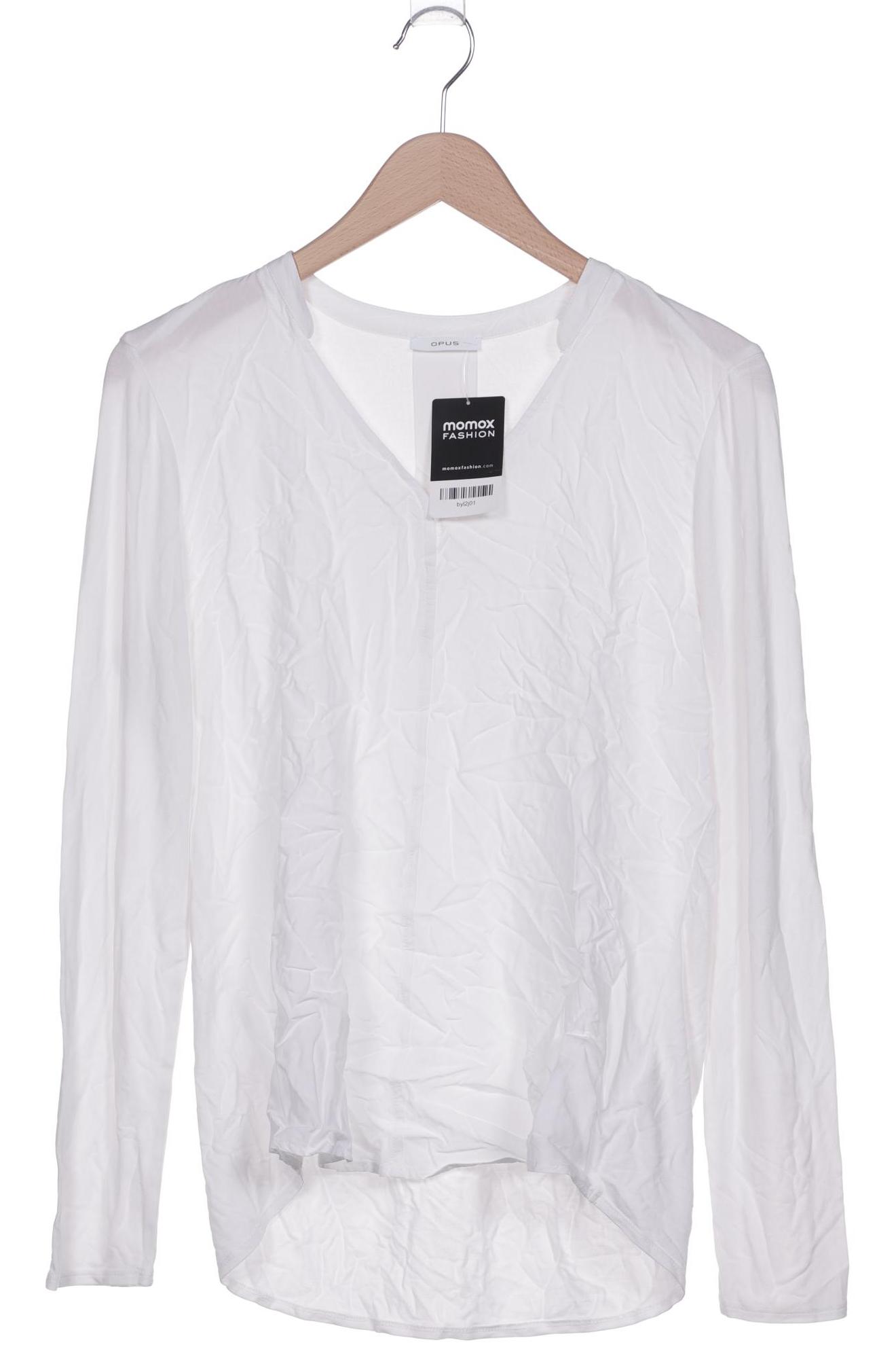 

Opus Damen Langarmshirt, weiß, Gr. 40
