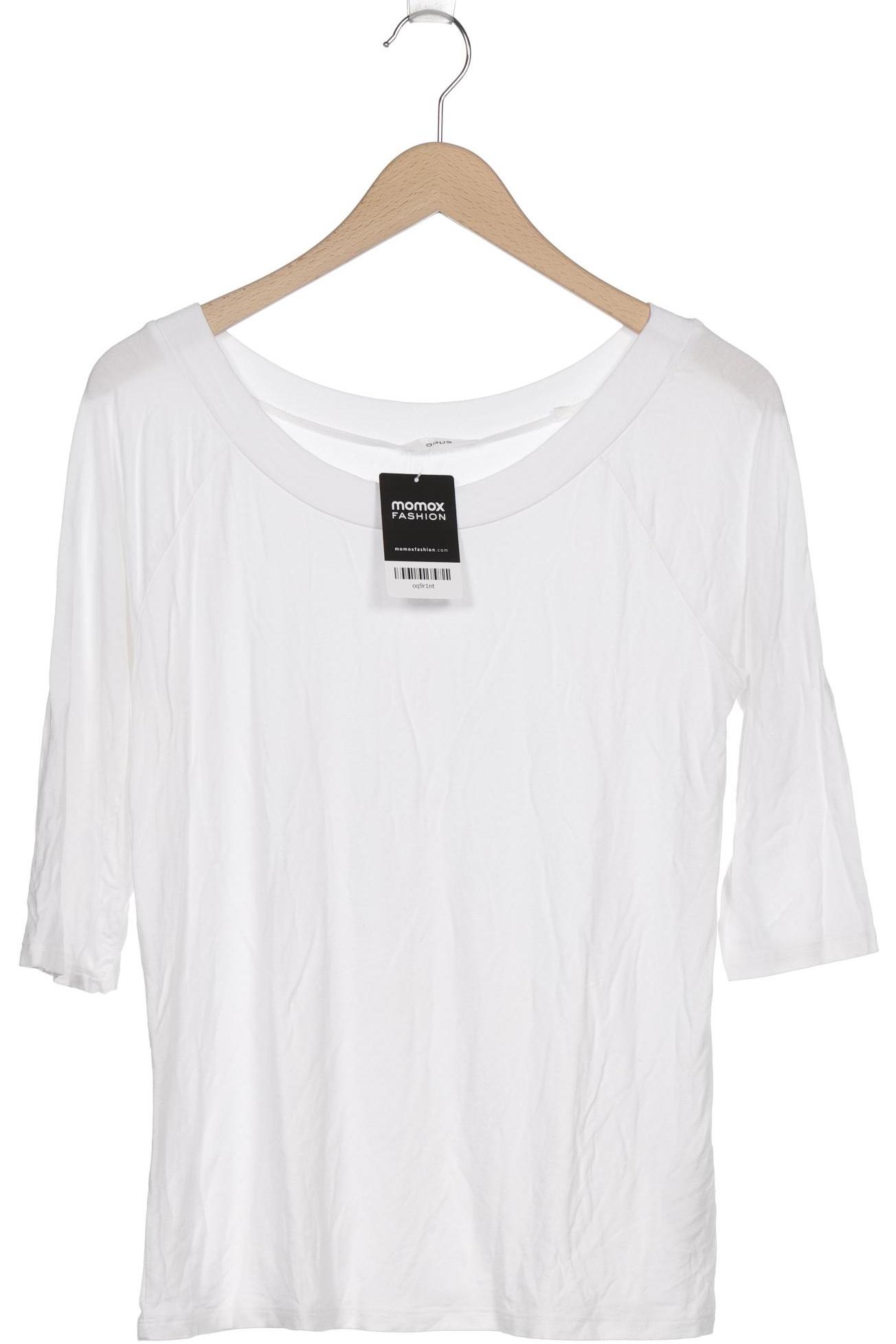 

Opus Damen Langarmshirt, weiß, Gr. 44