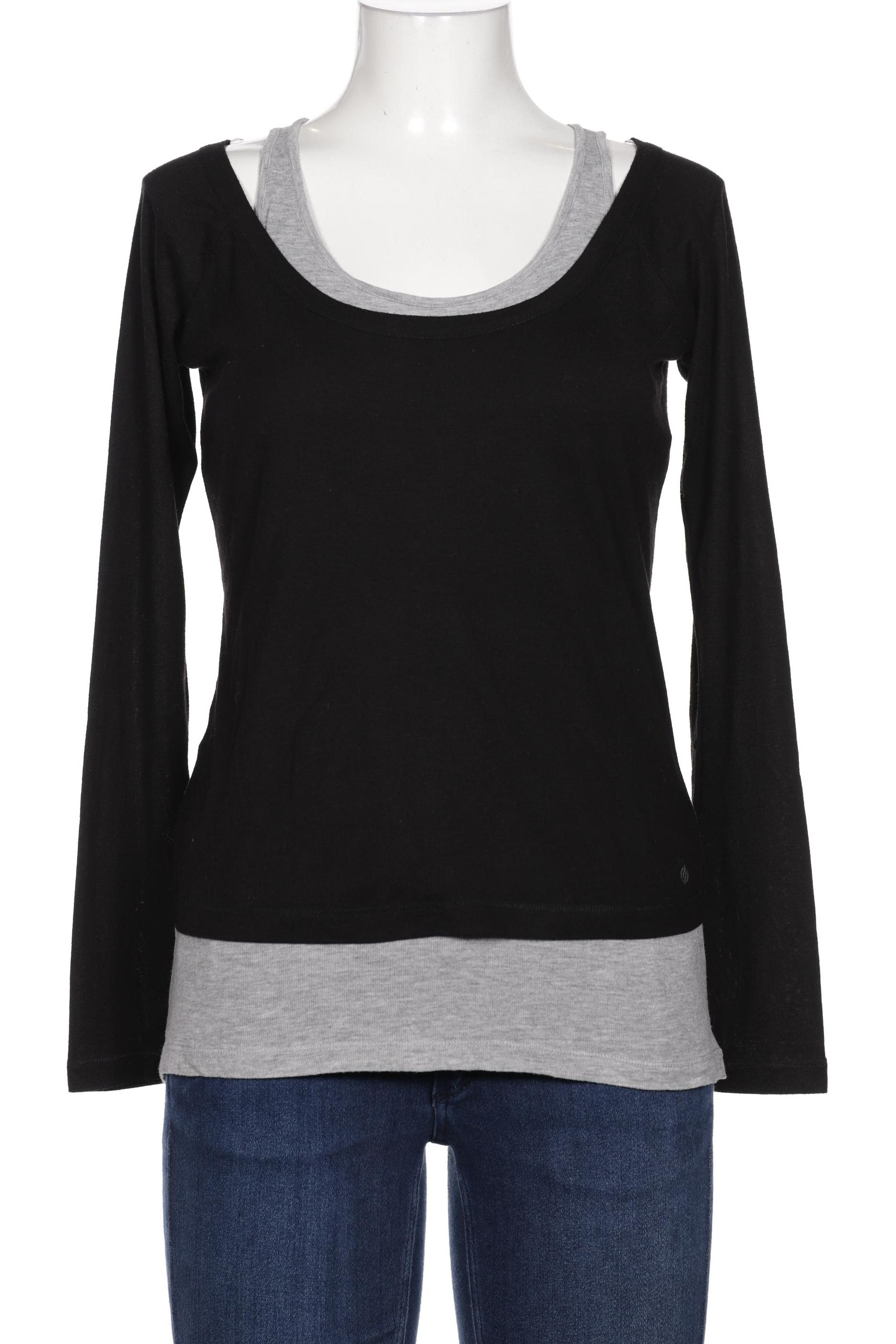 

Opus Damen Langarmshirt, schwarz, Gr. 38