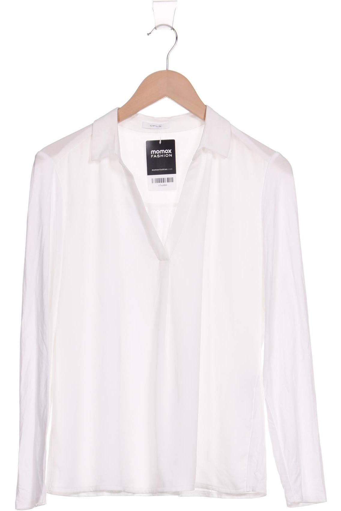

Opus Damen Langarmshirt, weiß, Gr. 38