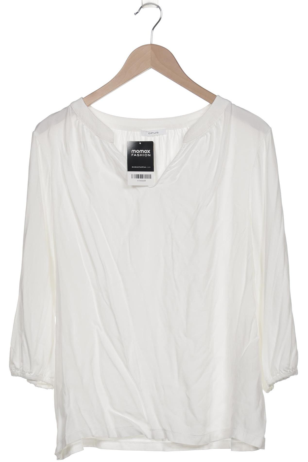 

Opus Damen Langarmshirt, weiß, Gr. 42