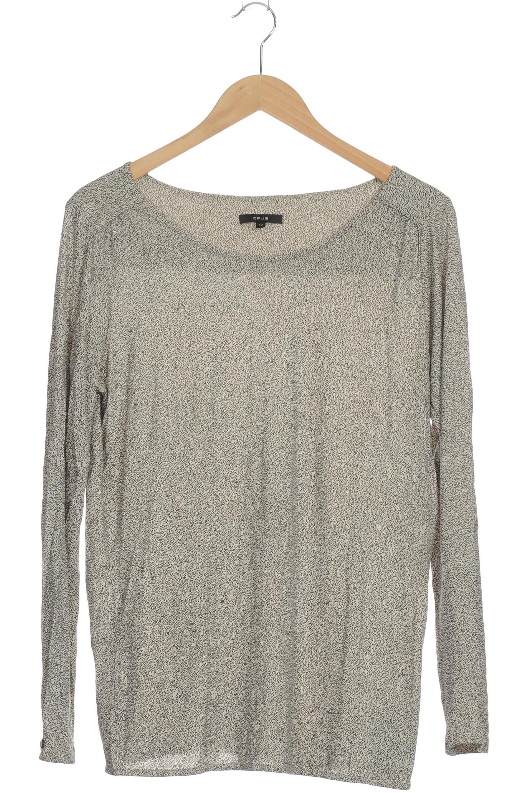 

Opus Damen Langarmshirt, grau, Gr. 40