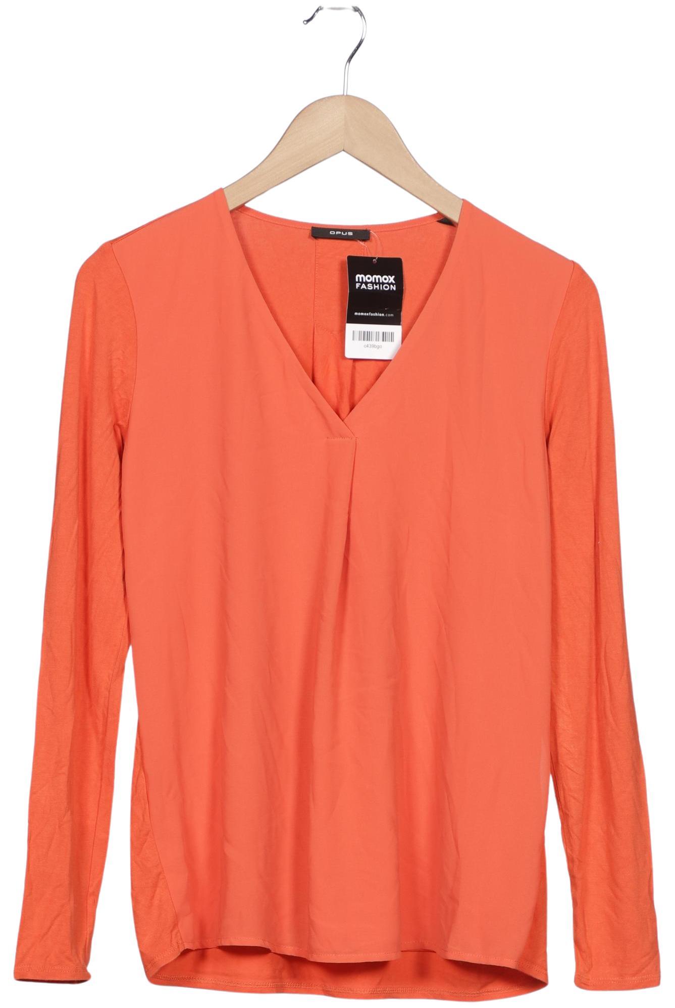 

Opus Damen Langarmshirt, orange, Gr. 36