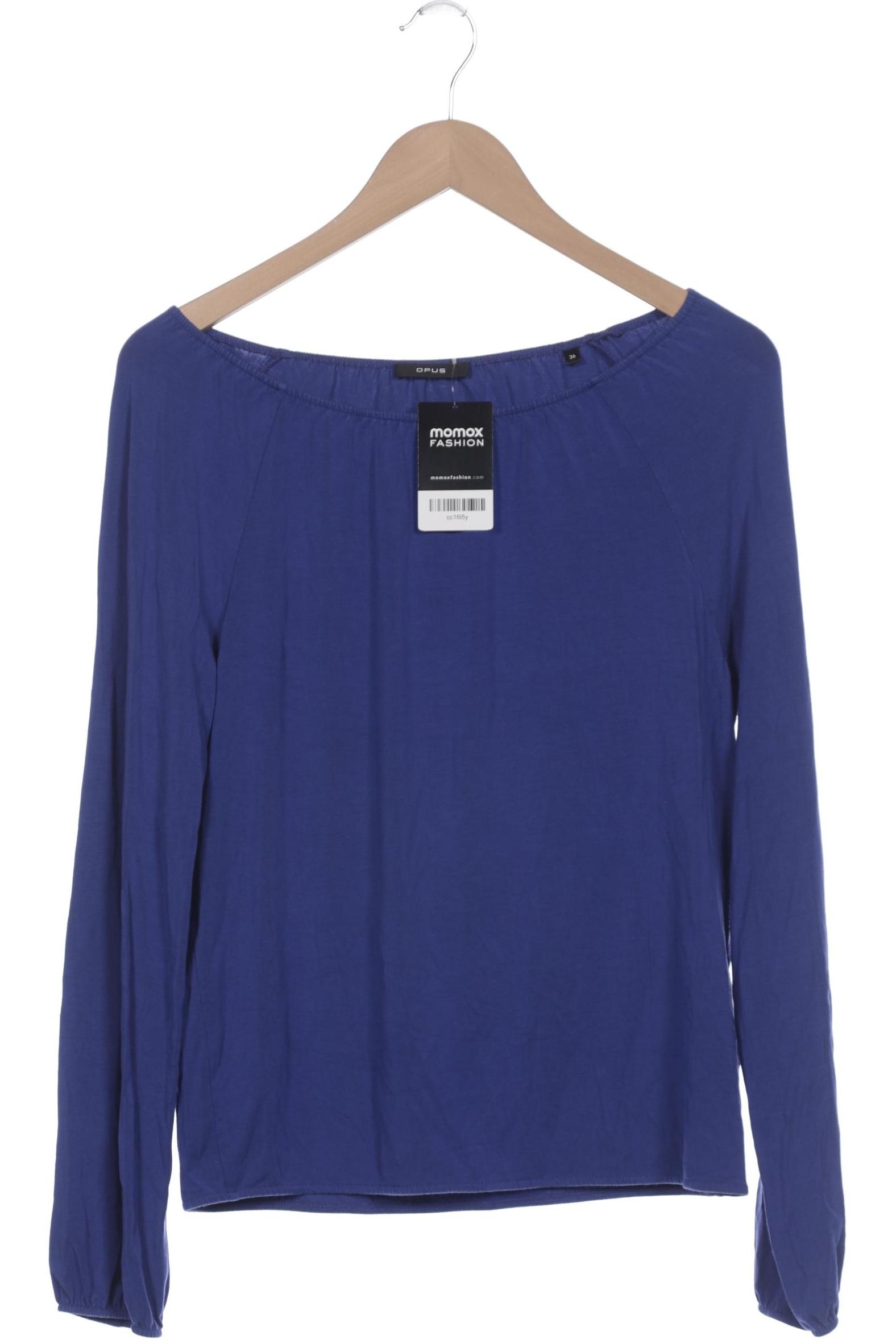 

Opus Damen Langarmshirt, marineblau, Gr. 36