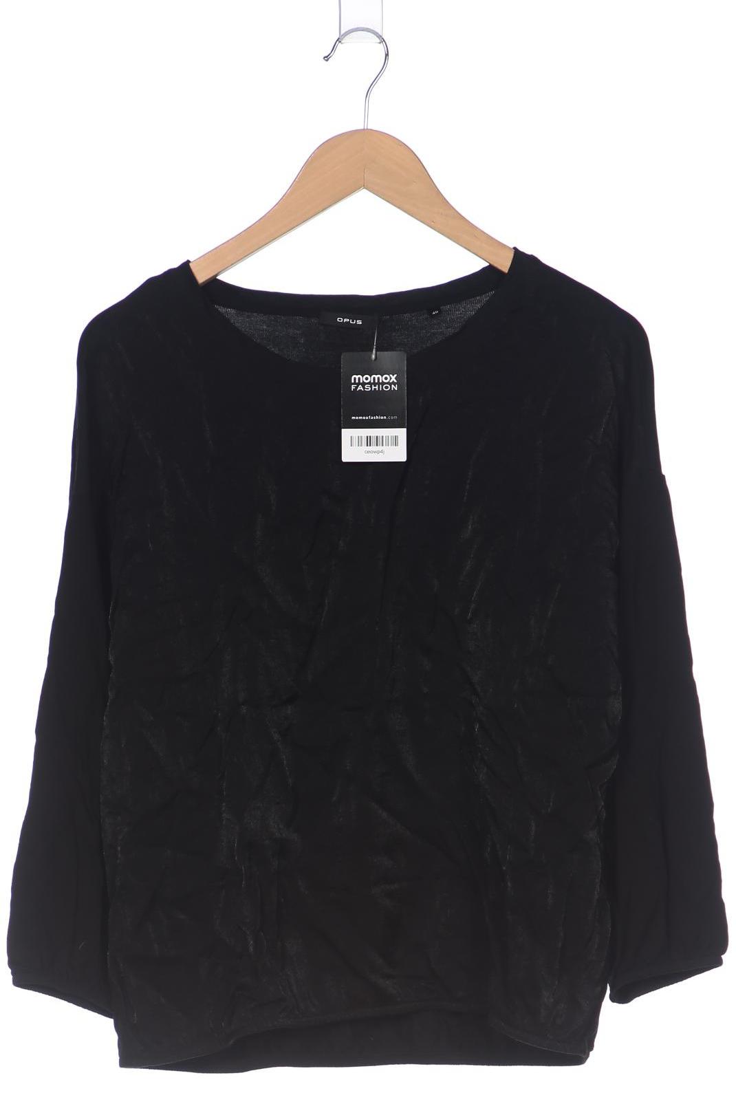 

Opus Damen Langarmshirt, schwarz, Gr. 40