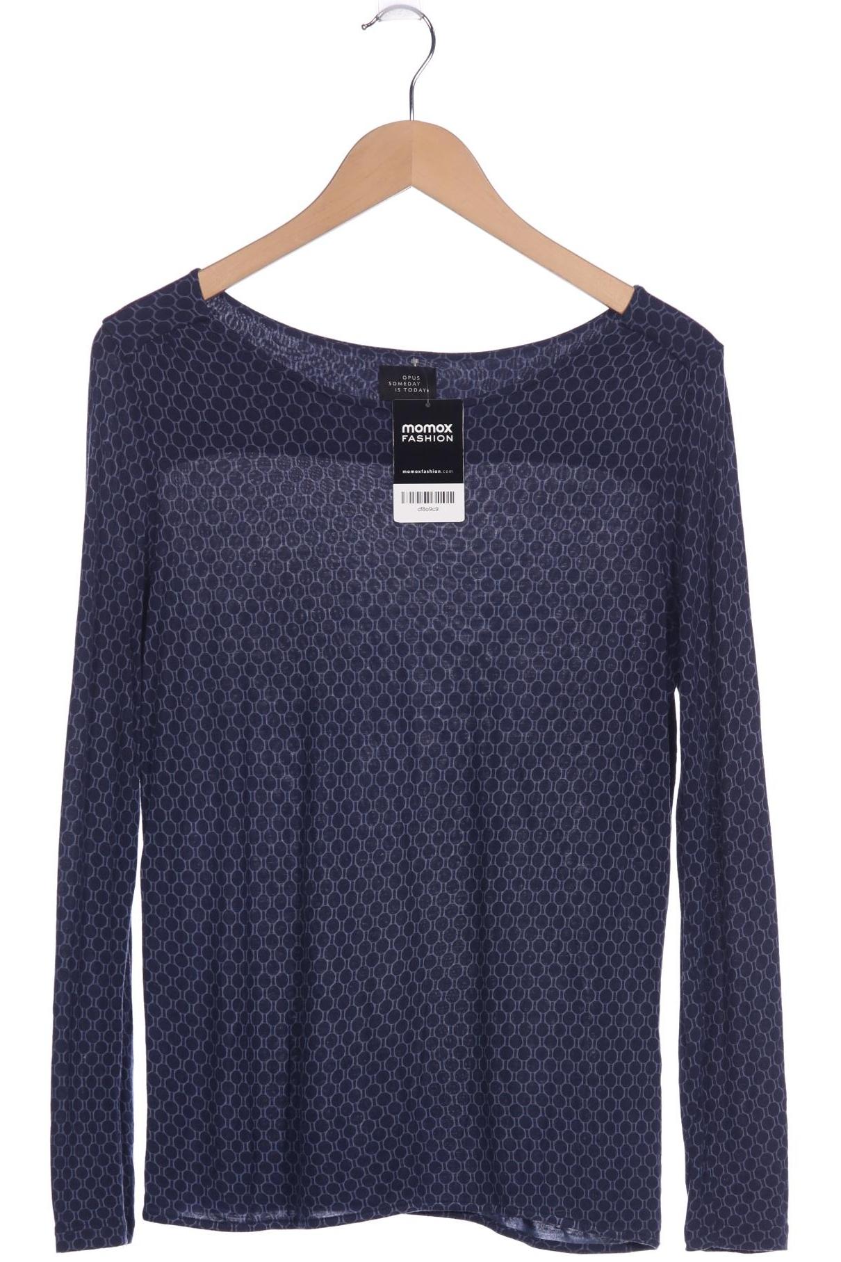 

Opus Damen Langarmshirt, marineblau, Gr. 36