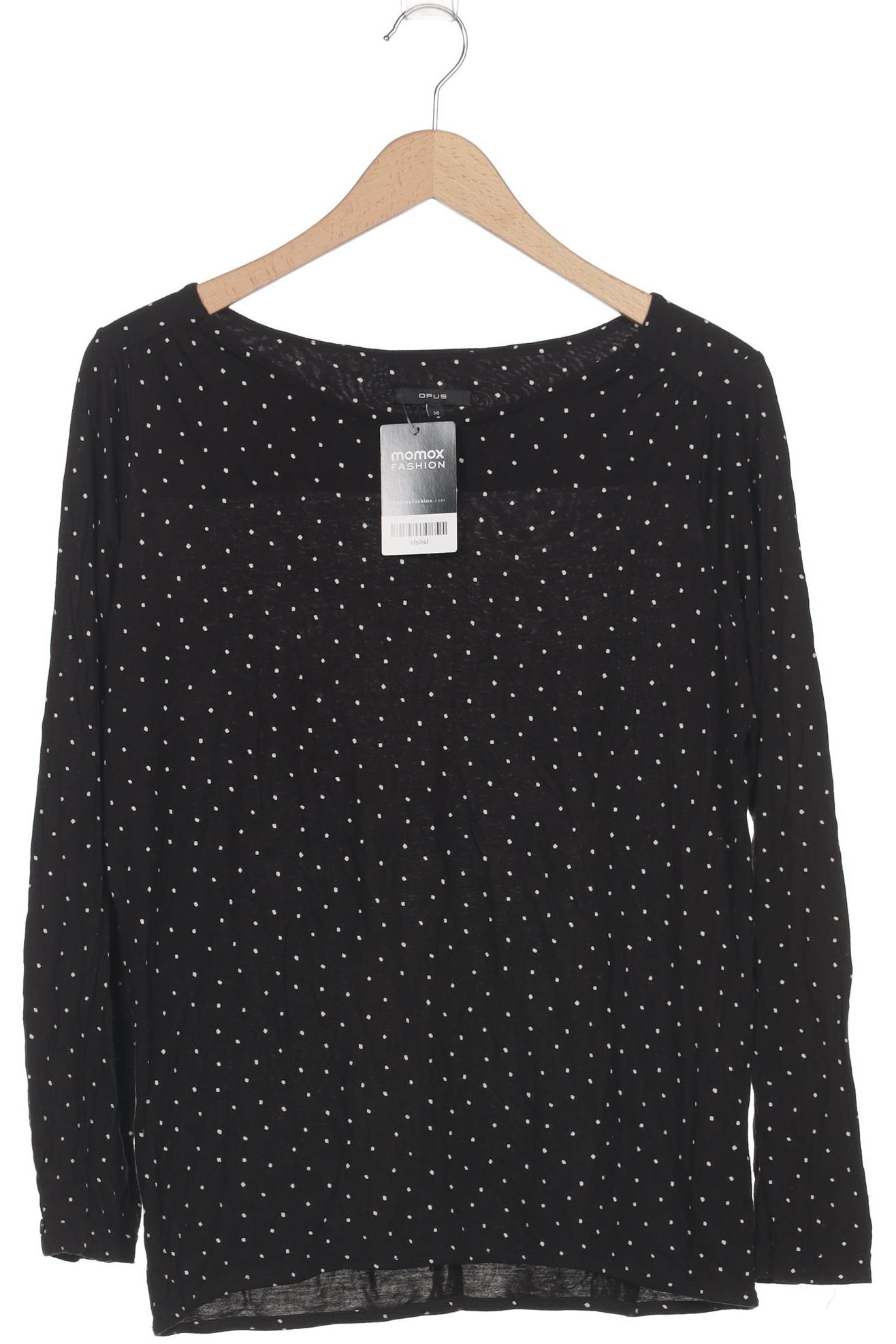 

Opus Damen Langarmshirt, schwarz, Gr. 38