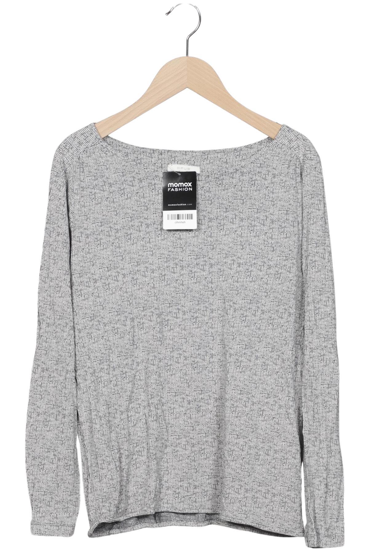 

Opus Damen Langarmshirt, grau, Gr. 36