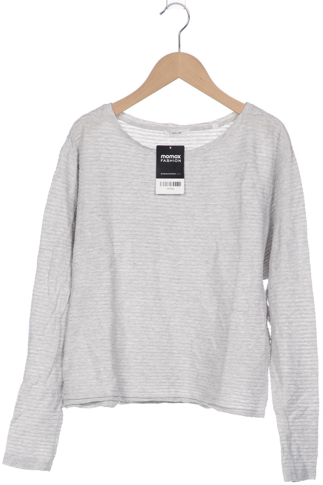 

Opus Damen Langarmshirt, grau, Gr. 36