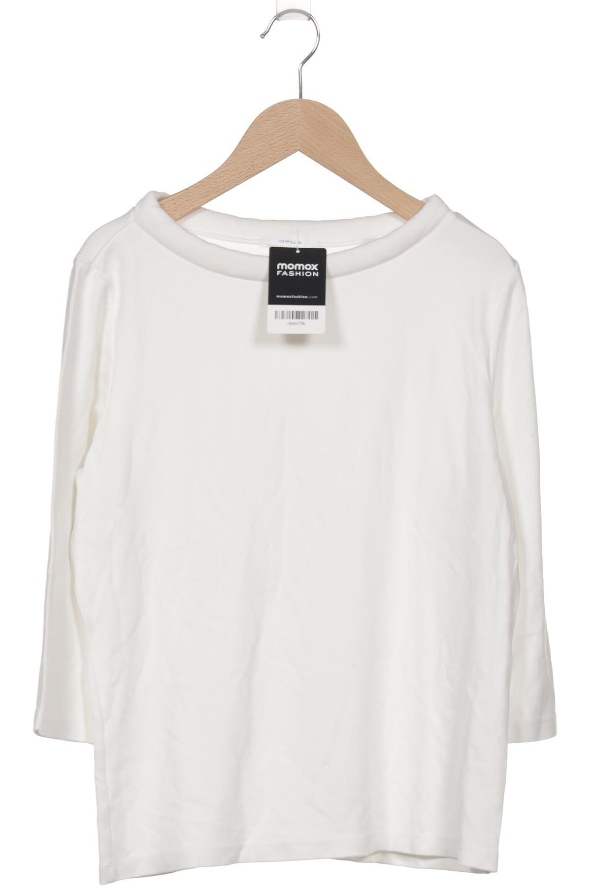 

Opus Damen Langarmshirt, weiß, Gr. 36