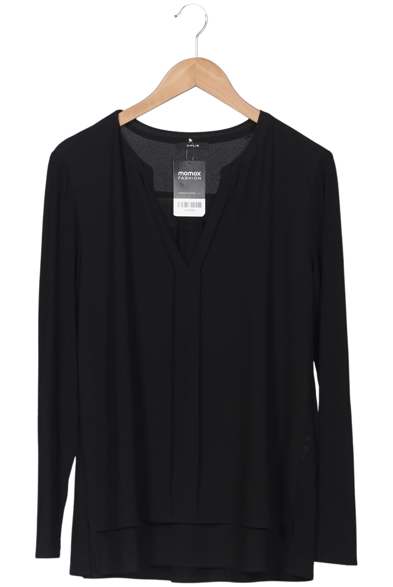 

Opus Damen Langarmshirt, schwarz, Gr. 42